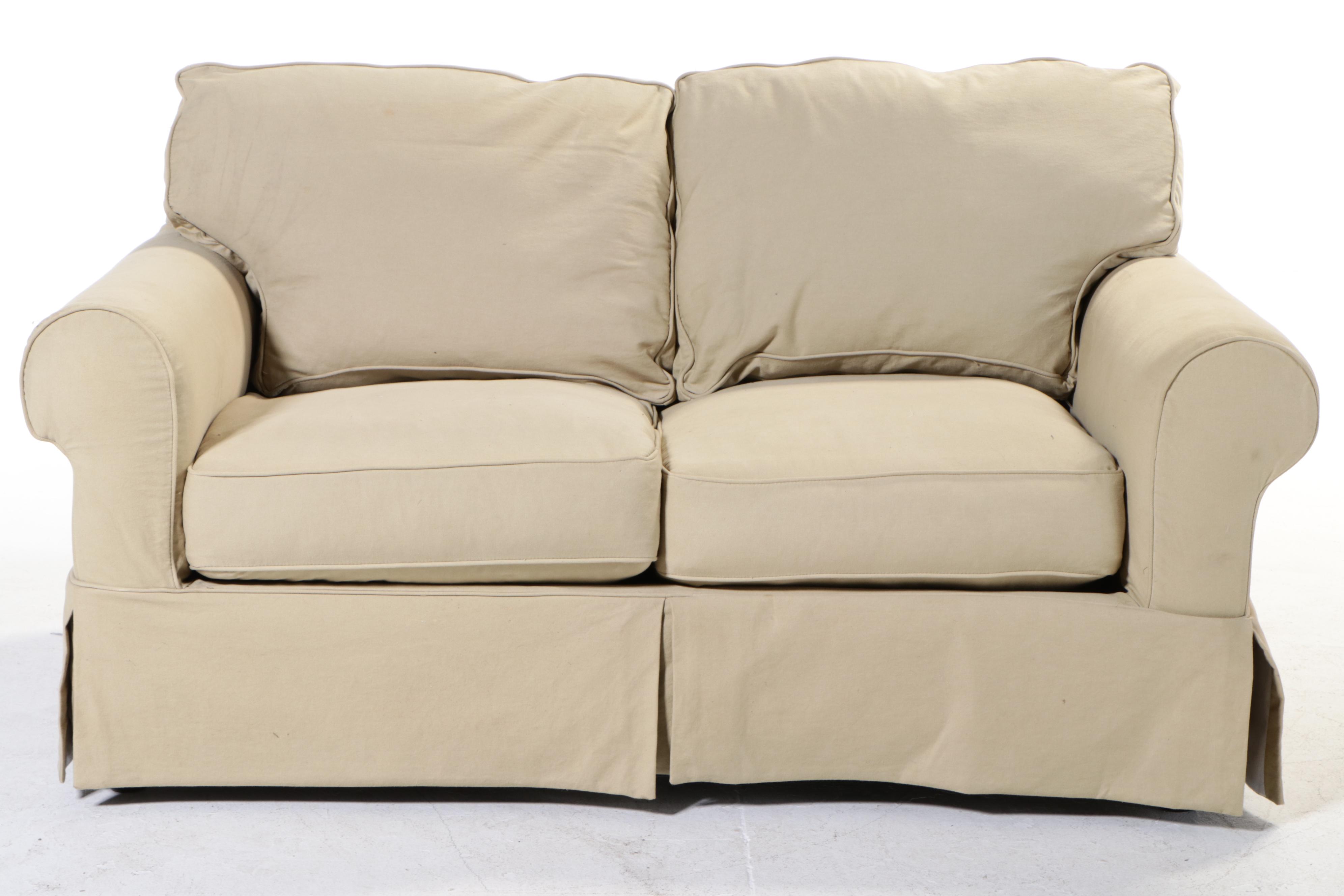 Upholstered Loveseat Sofa EBTH