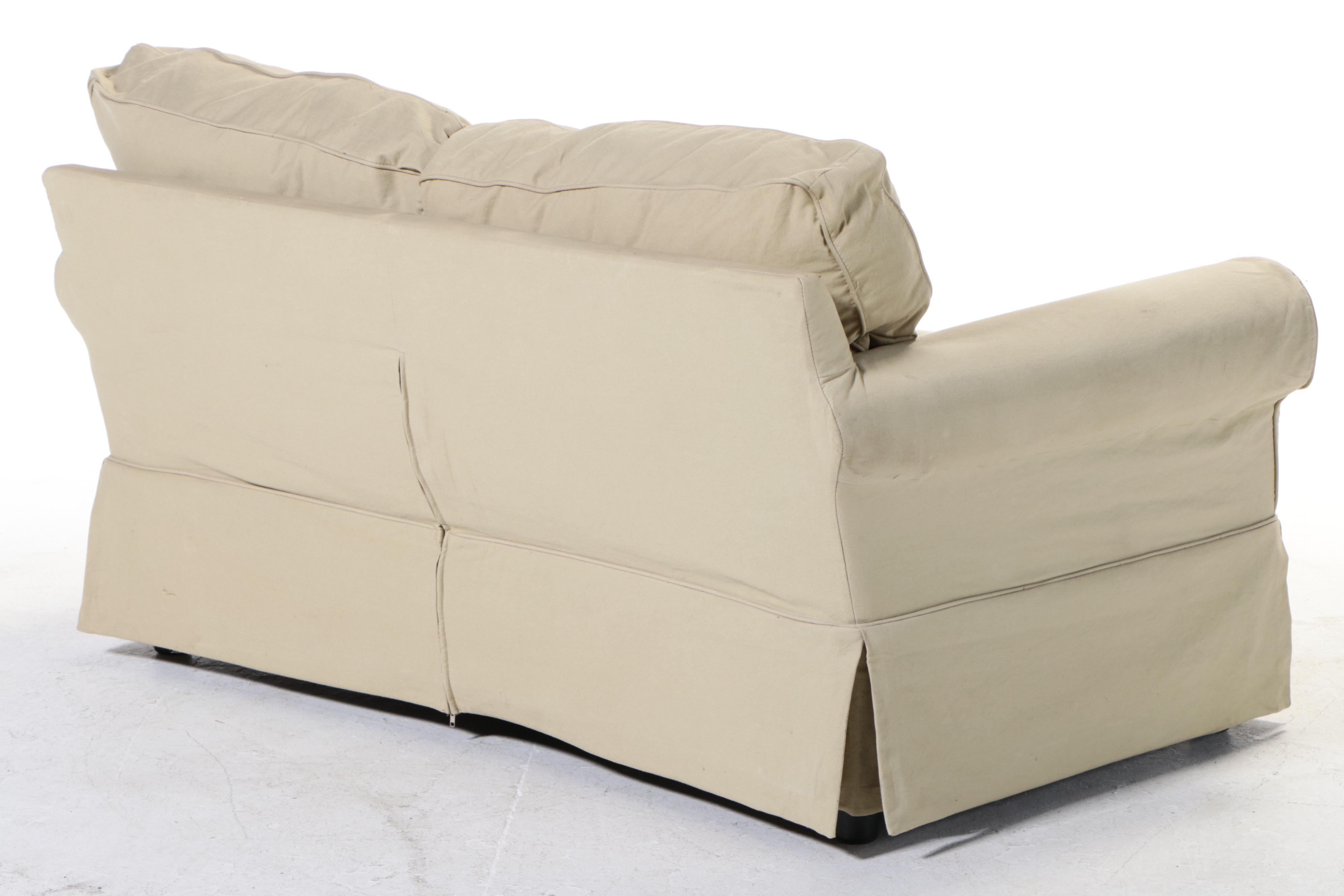 Upholstered Loveseat Sofa EBTH