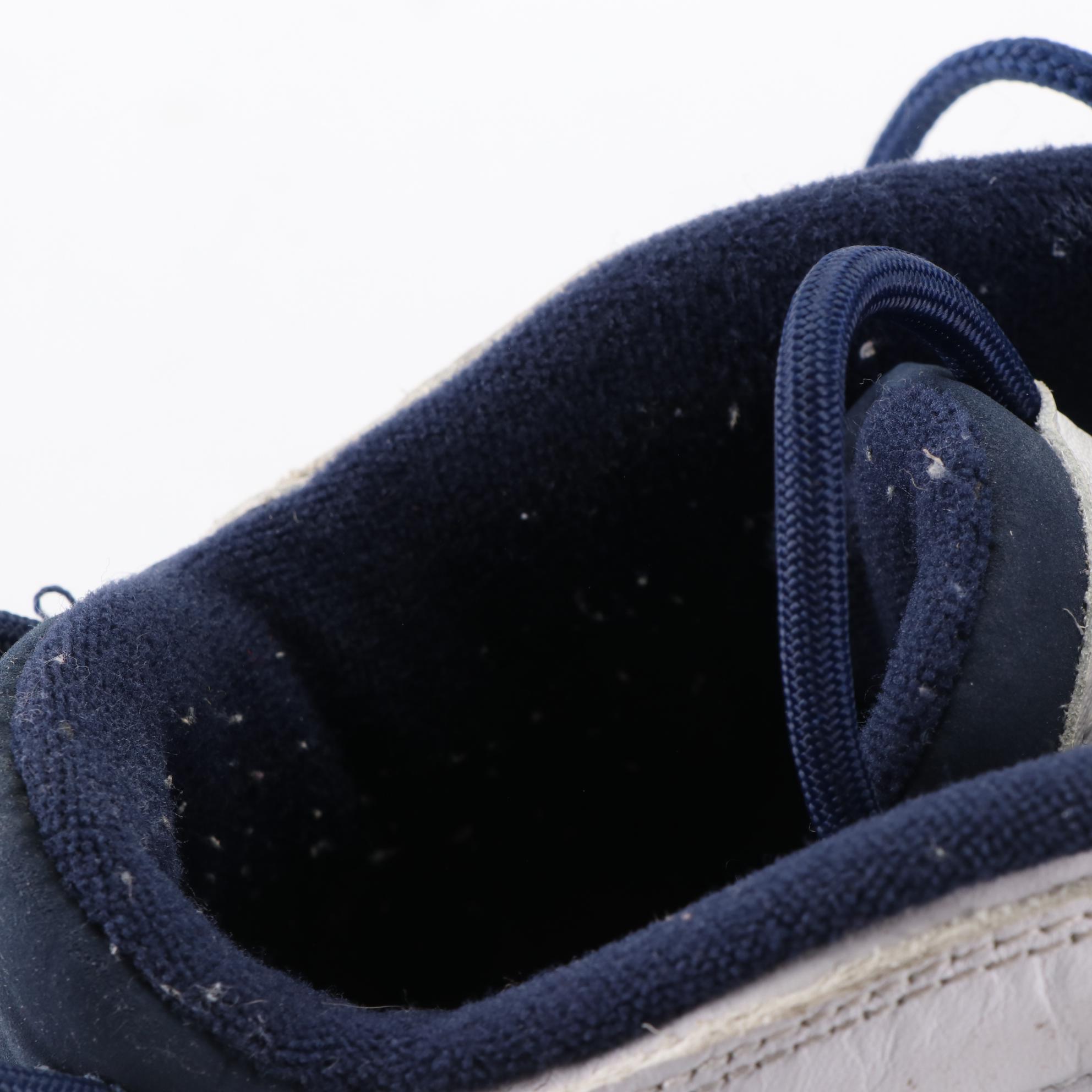 uptempo navy blue and white