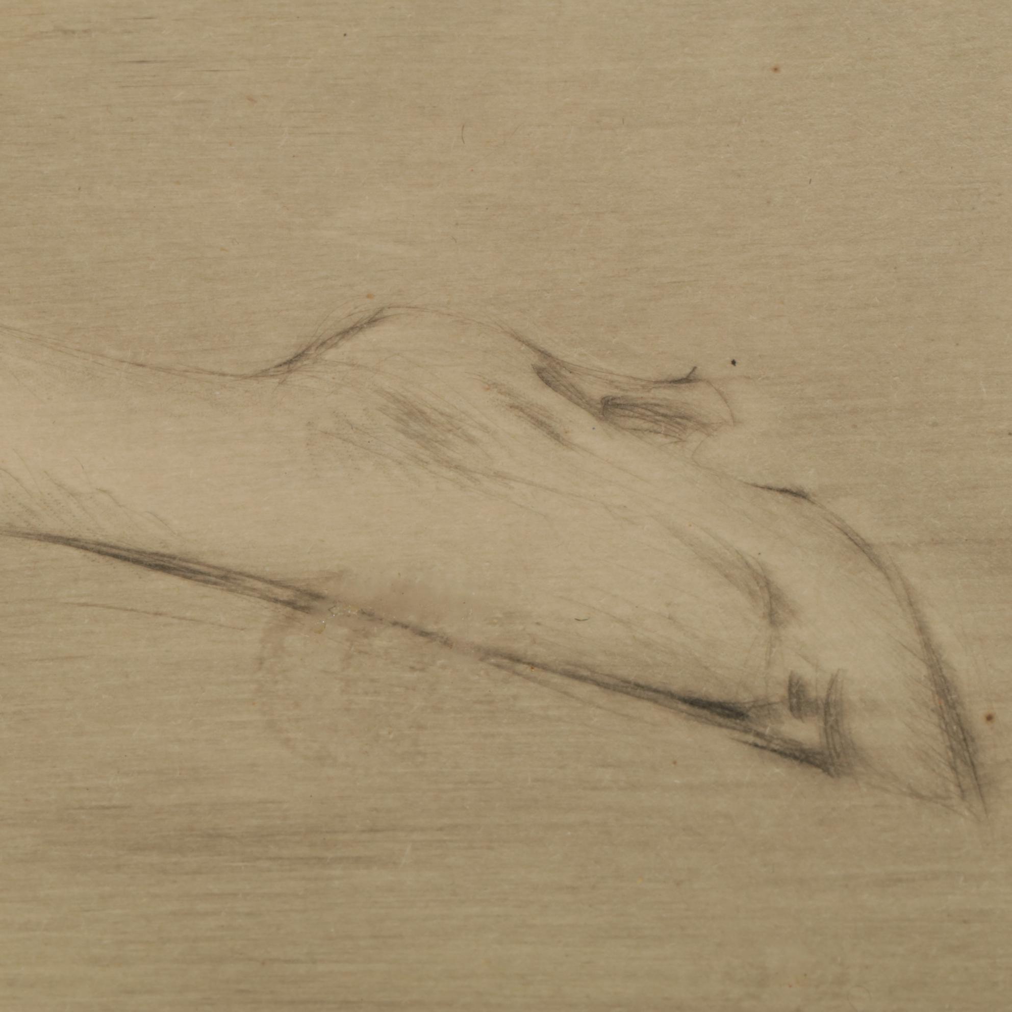 Louis Icart Hand-Colored Etching With Aquatint "The Urn," 1923