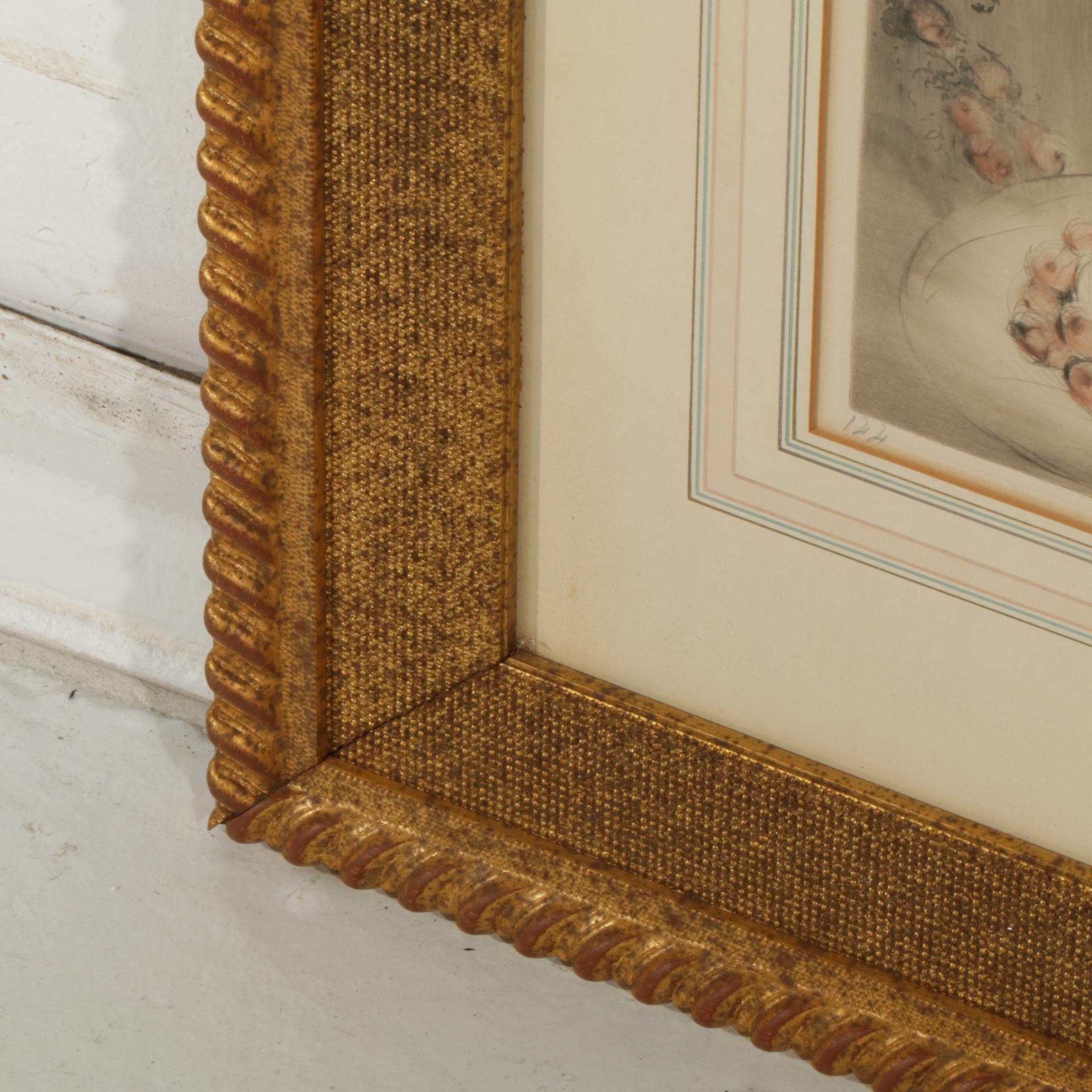 Louis Icart Hand-Colored Etching With Aquatint "The Urn," 1923