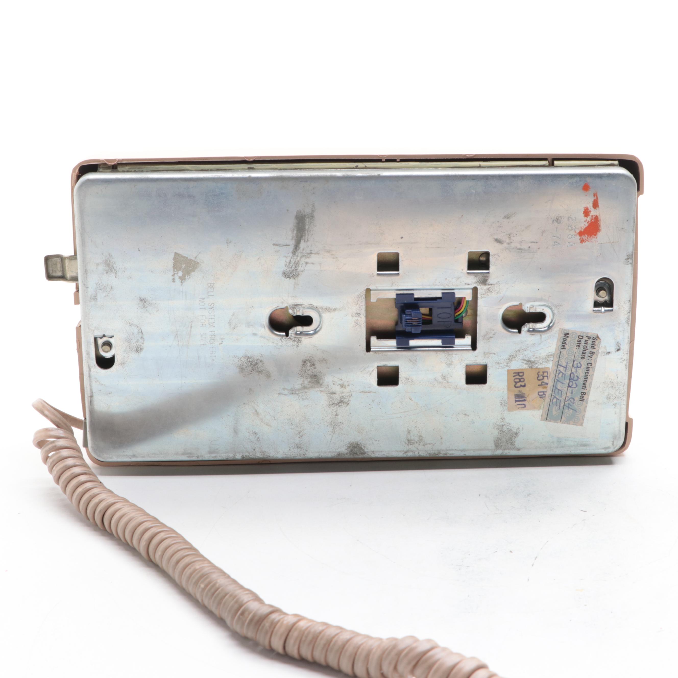 Western Electric Wall-Mount Rotary Phone, 1970s-1980s