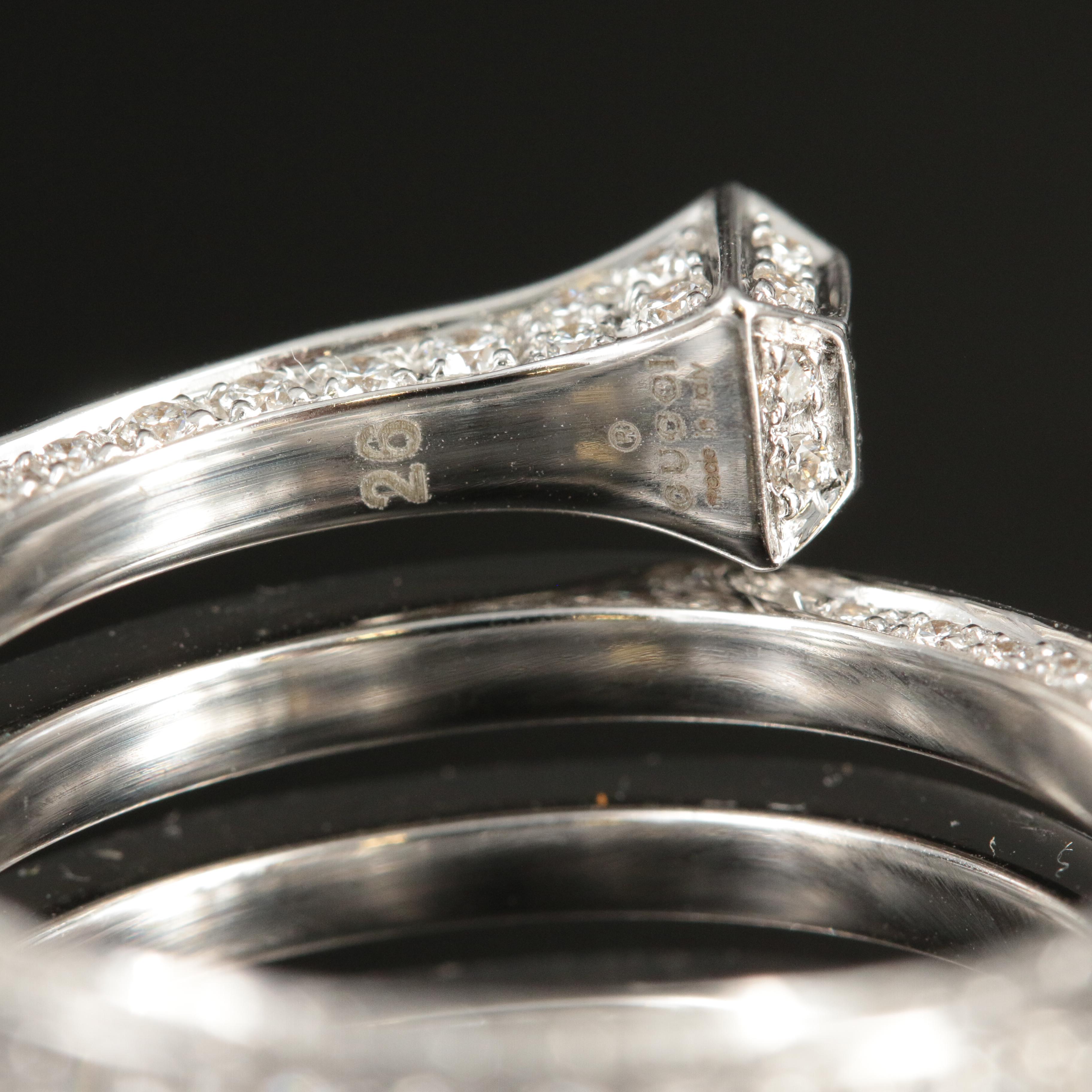 Gucci "Chiodo" 18K 2.28 CTW Diamond Five-Row Spiral Nail Ring