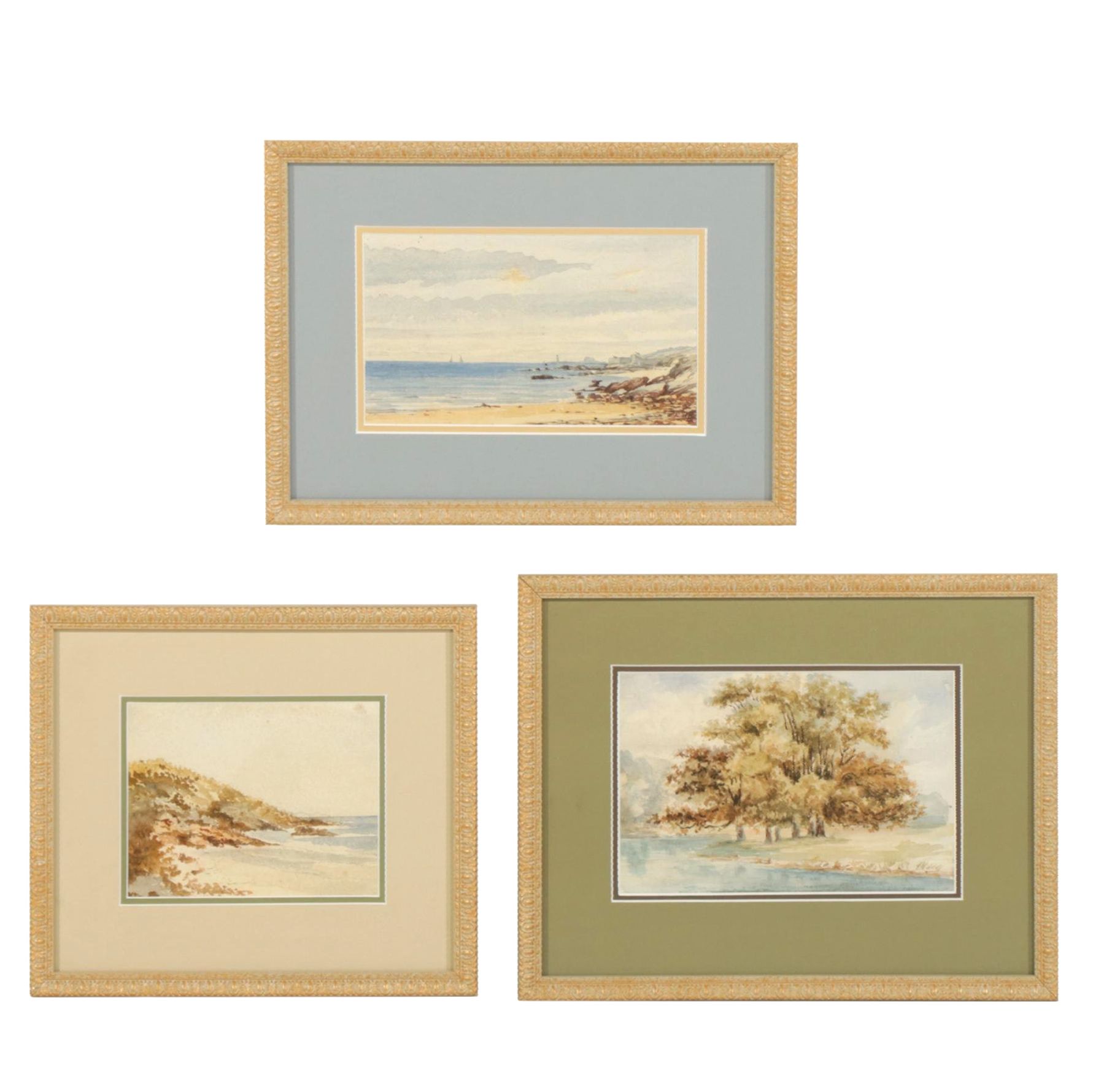 Margaret Smith Waterfront Landscape Watercolor Paintings