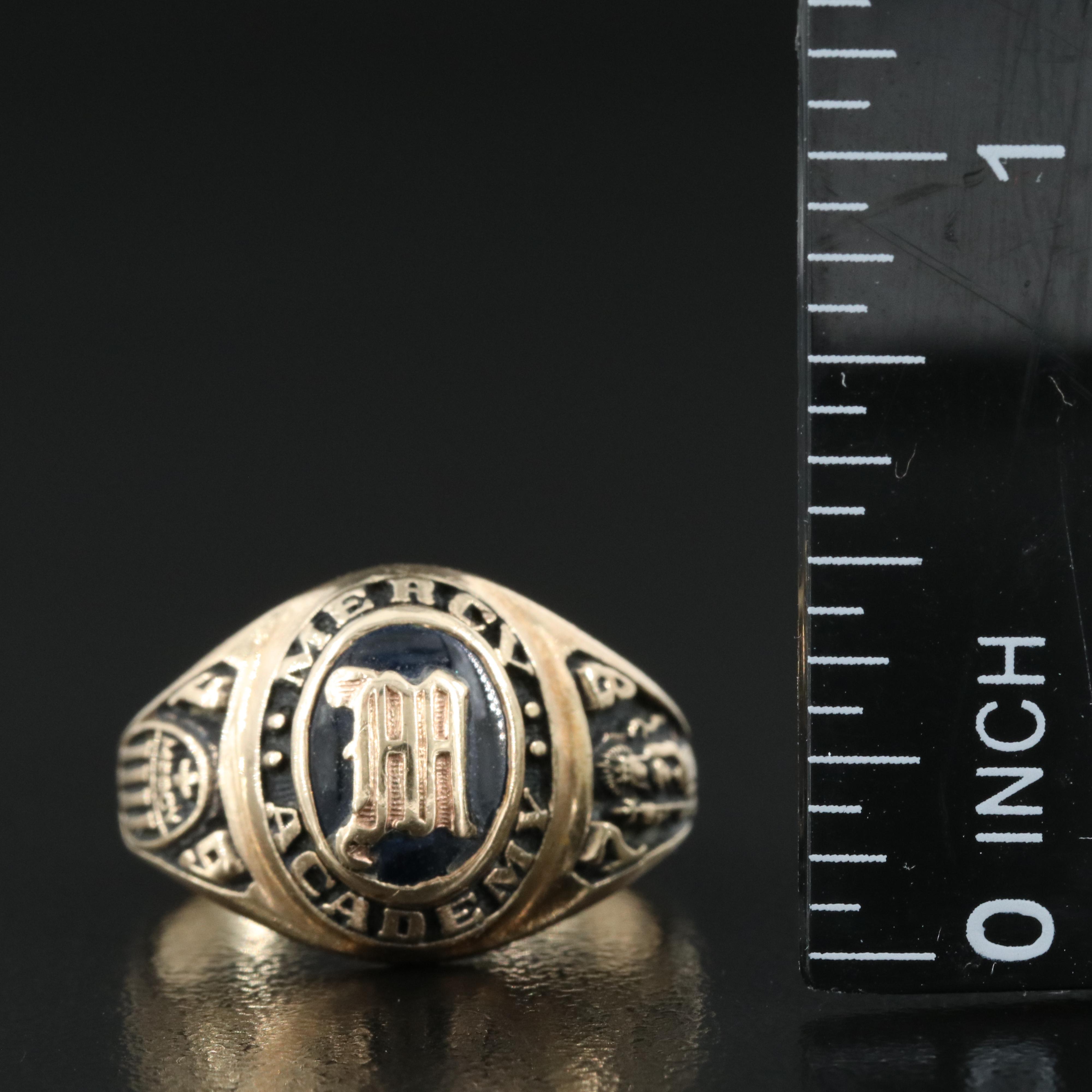 10K Spinel Mercy Academy Class Ring