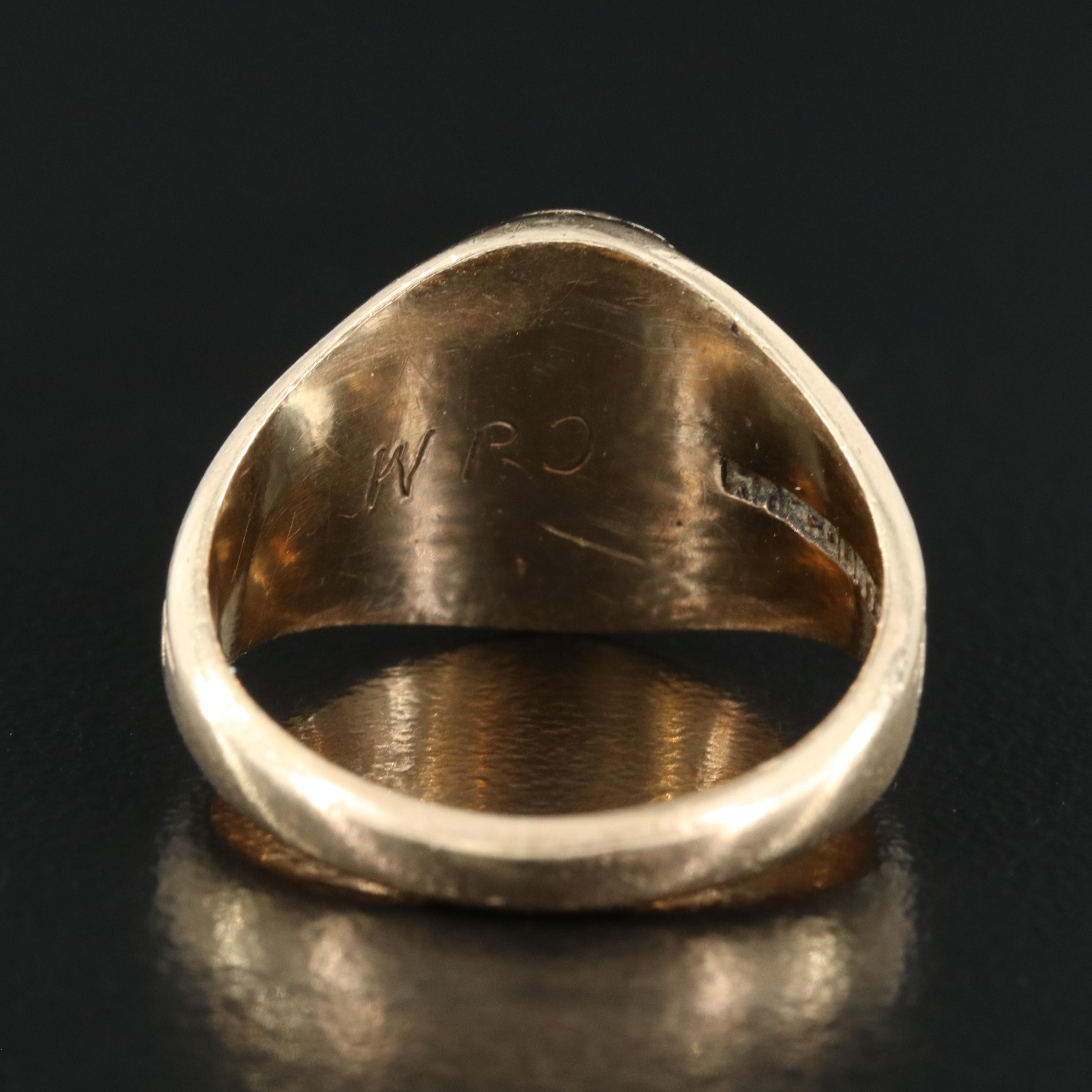 10K Spinel Mercy Academy Class Ring