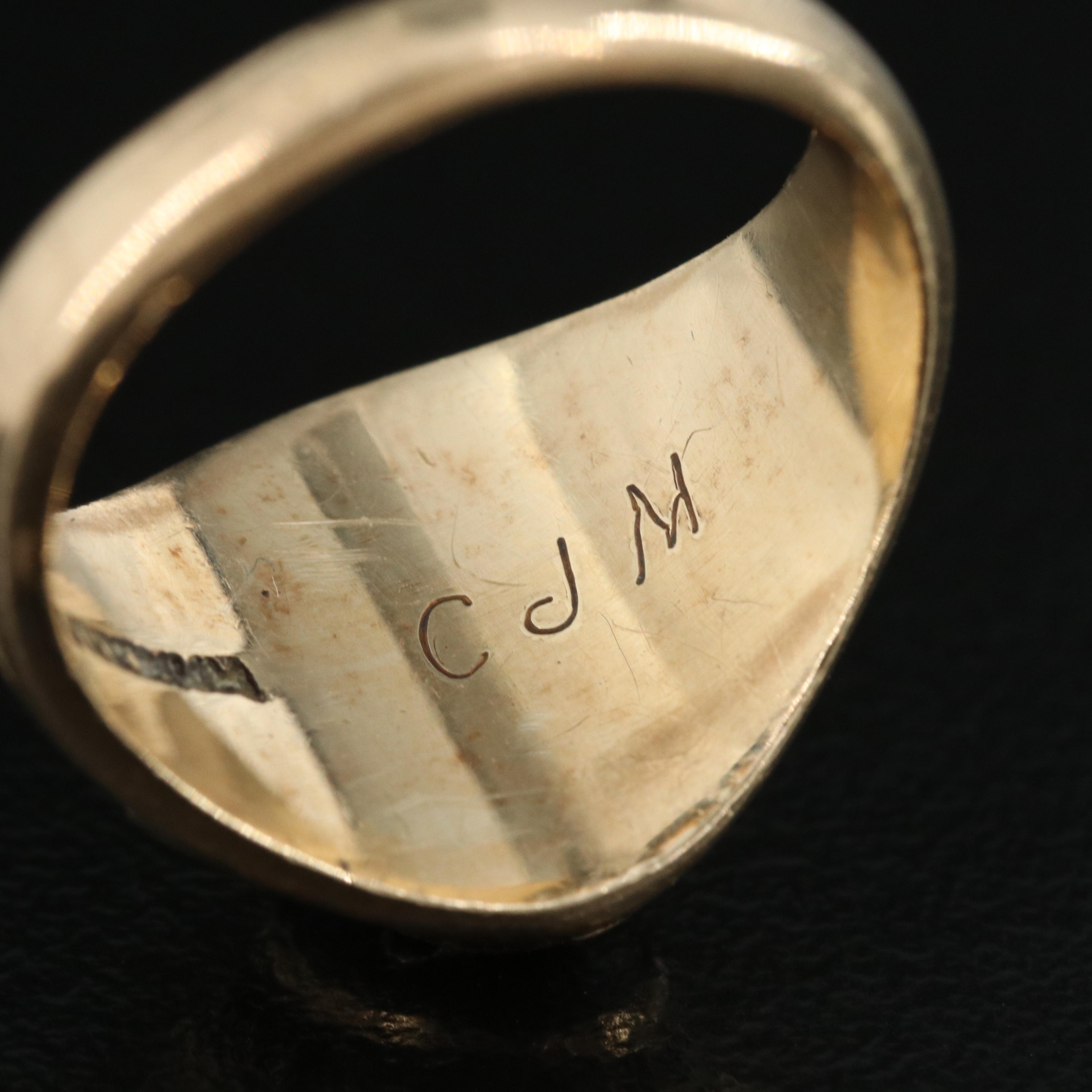 10K Spinel Mercy Academy Class Ring