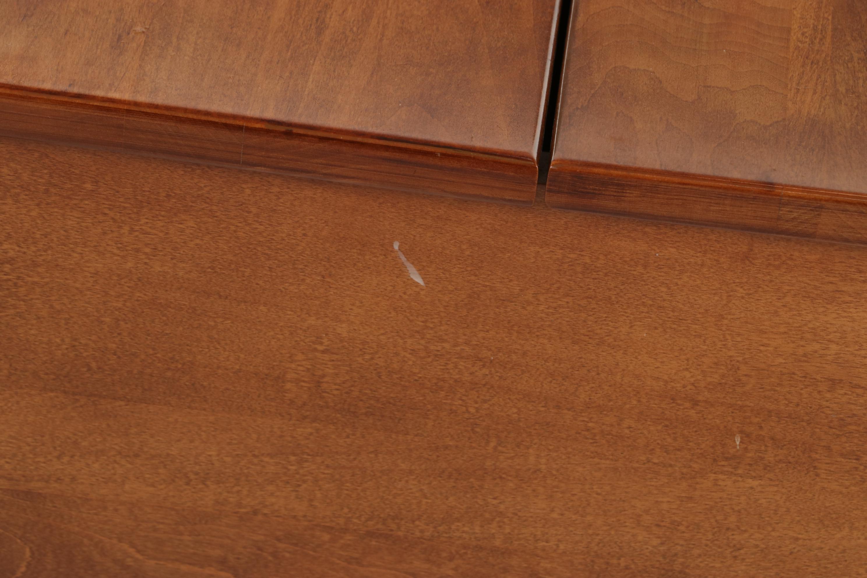 Ethan Allen Colonial Style Maple Coffee Table and Lift-Top End Table, 1970s