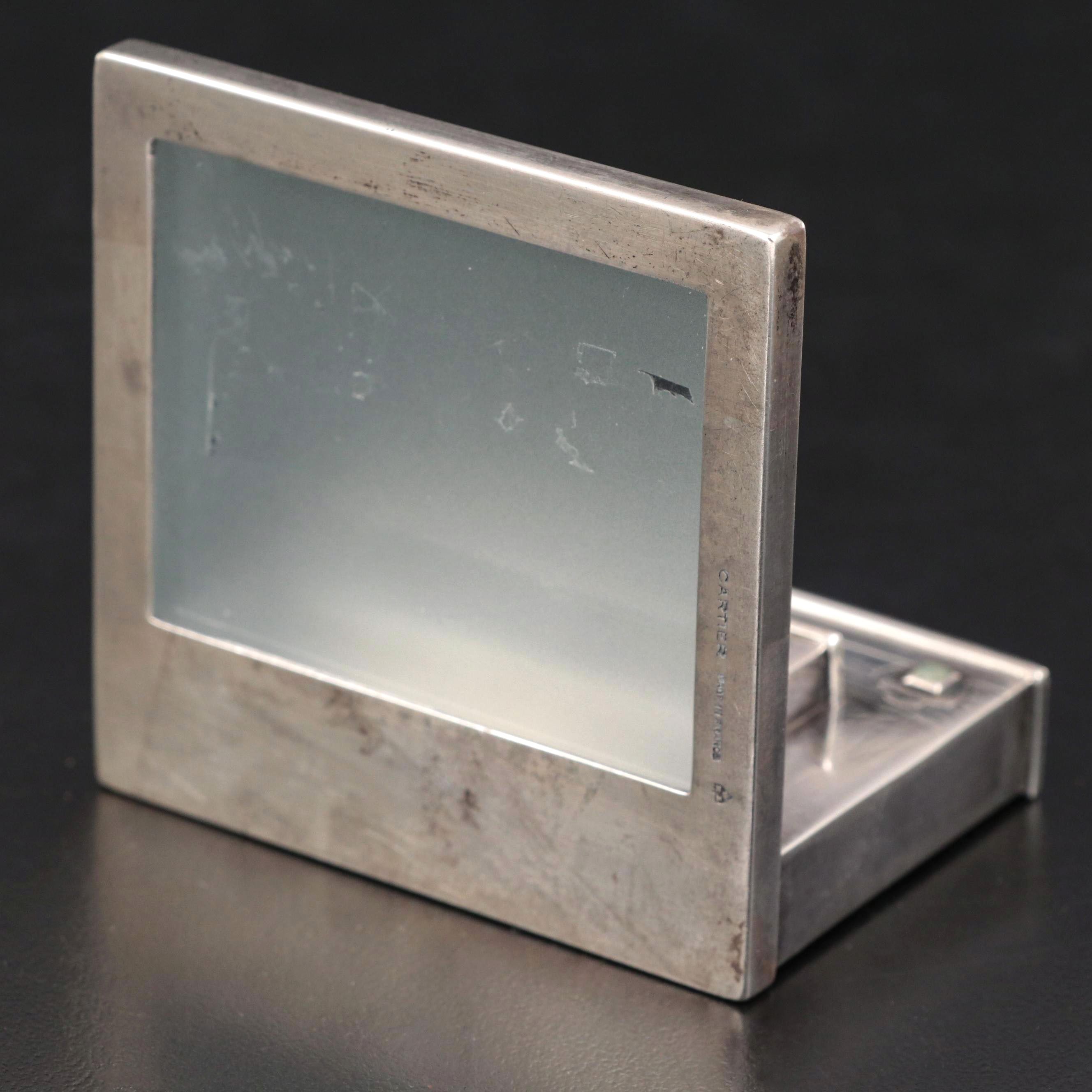 Cartier French Sterling Silver Perpetual Calendar Frame