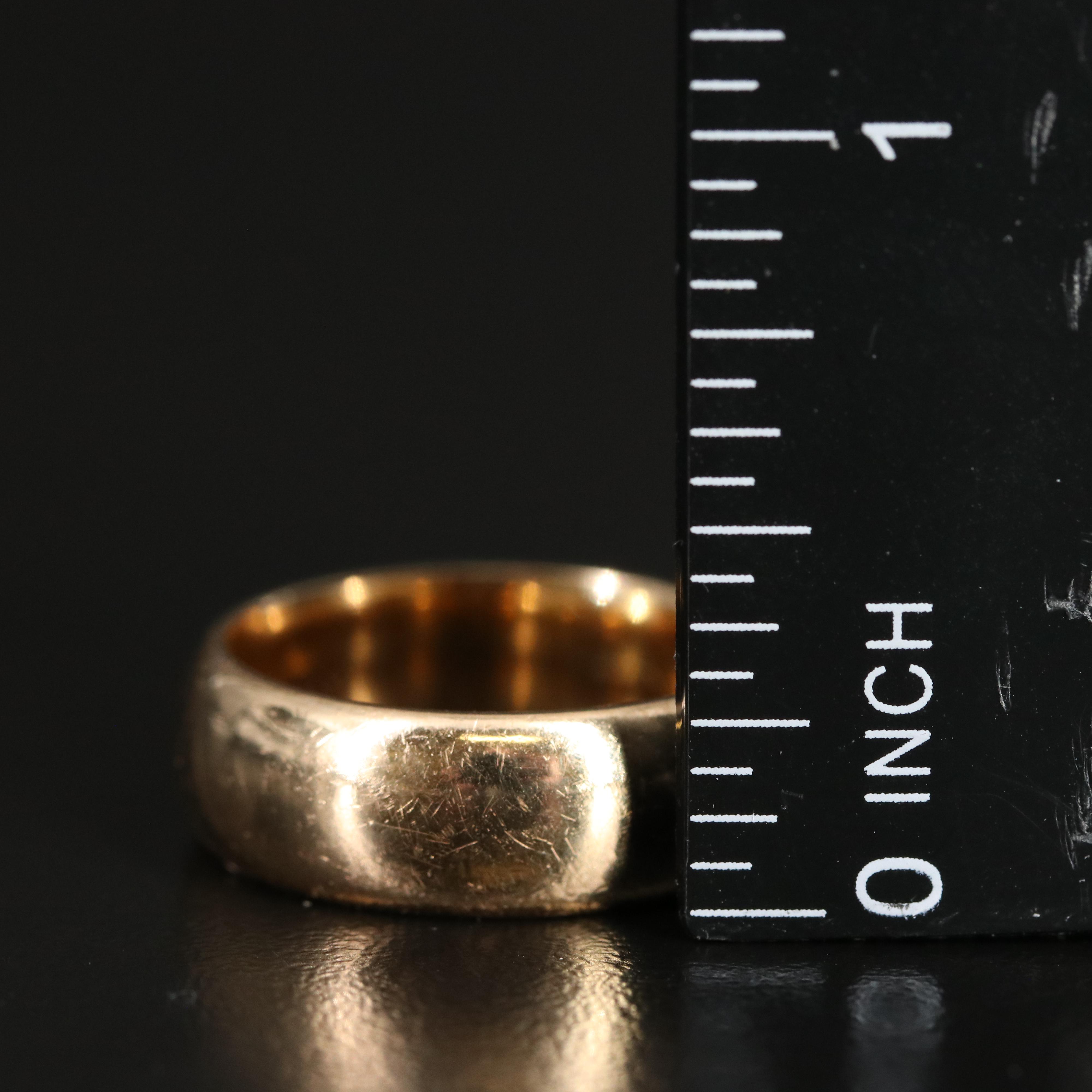 14K Gold Band Ring