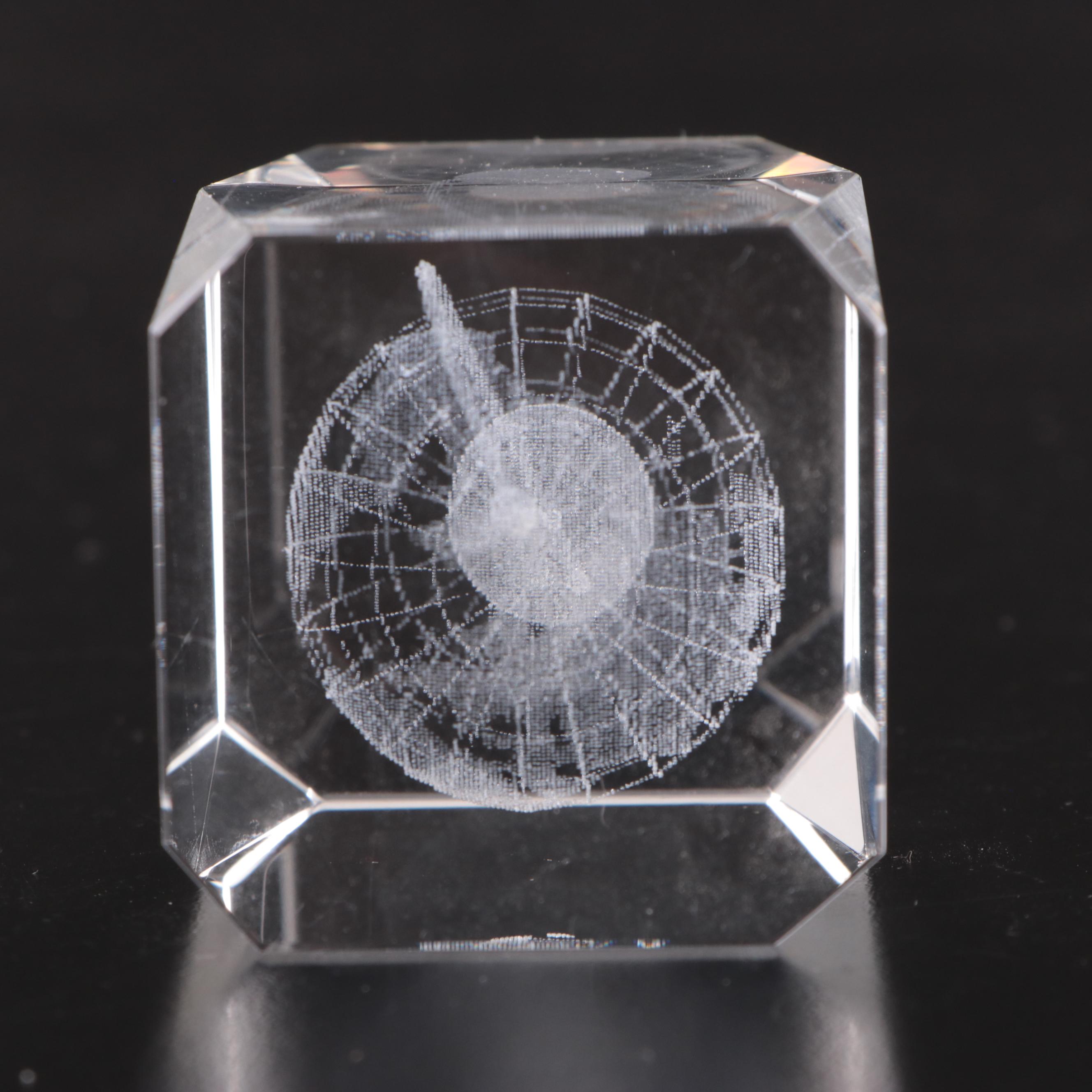 Sandstone, Marble, Stone Desk Globe with Controlled Bubble Glass Paperweights