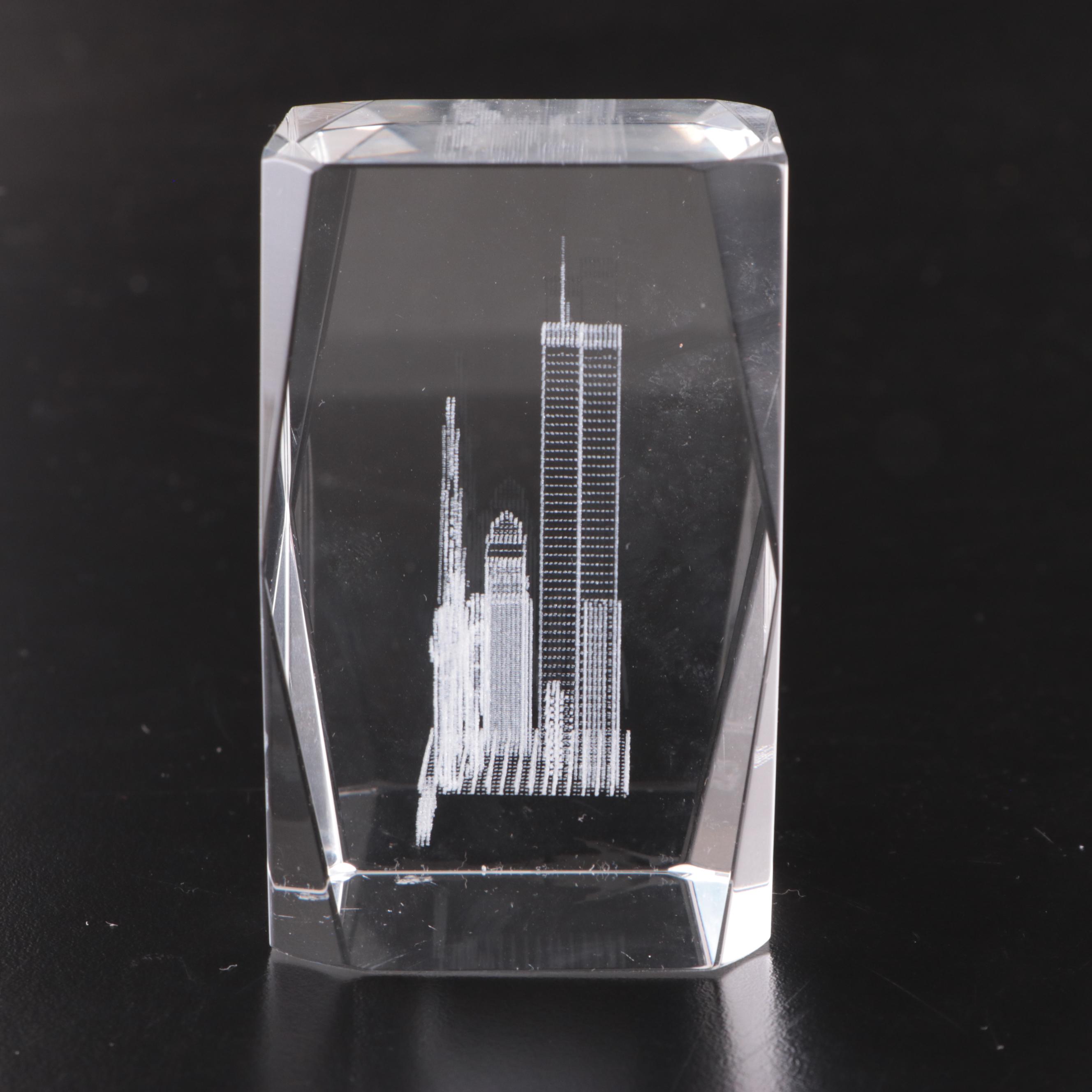 Sandstone, Marble, Stone Desk Globe with Controlled Bubble Glass Paperweights