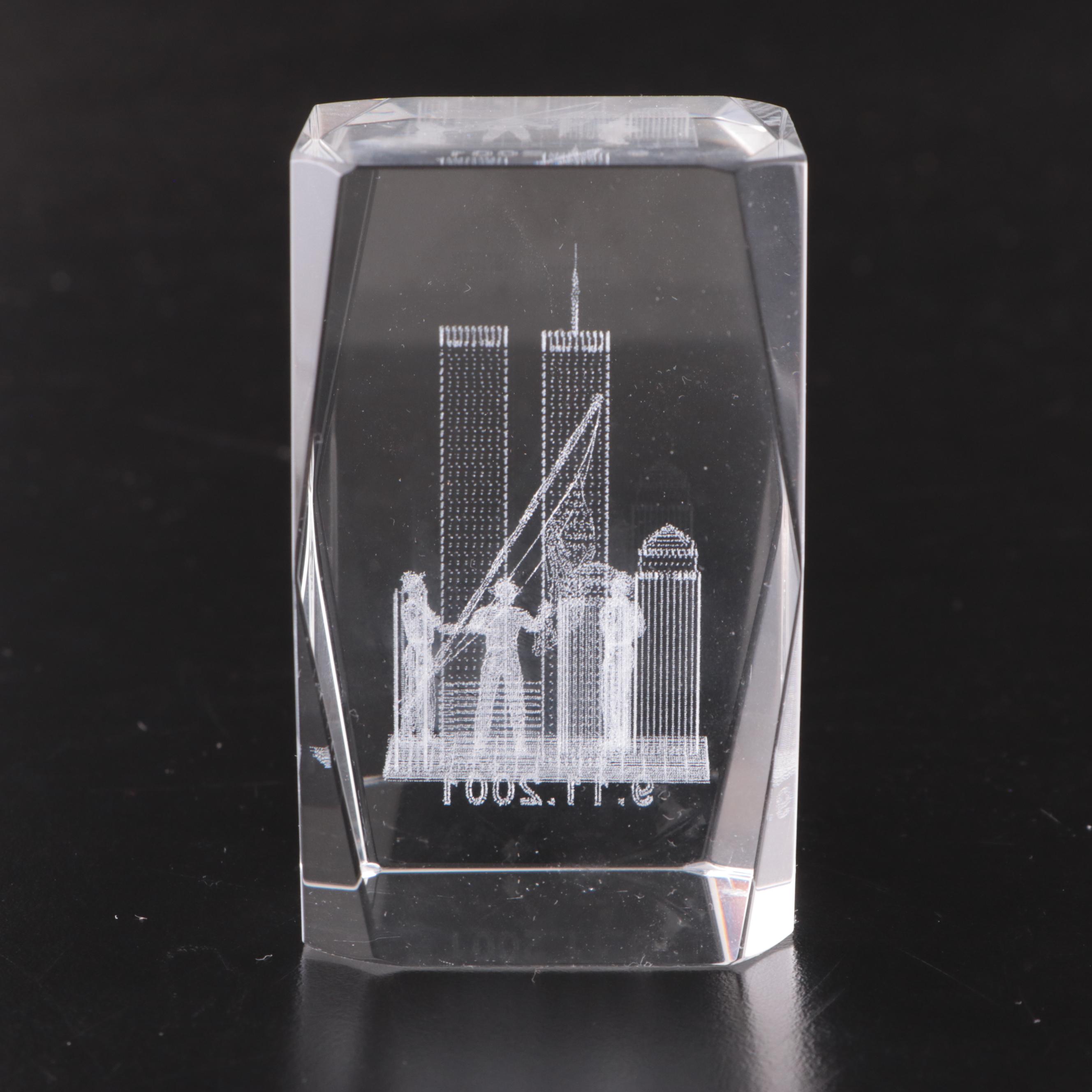 Sandstone, Marble, Stone Desk Globe with Controlled Bubble Glass Paperweights