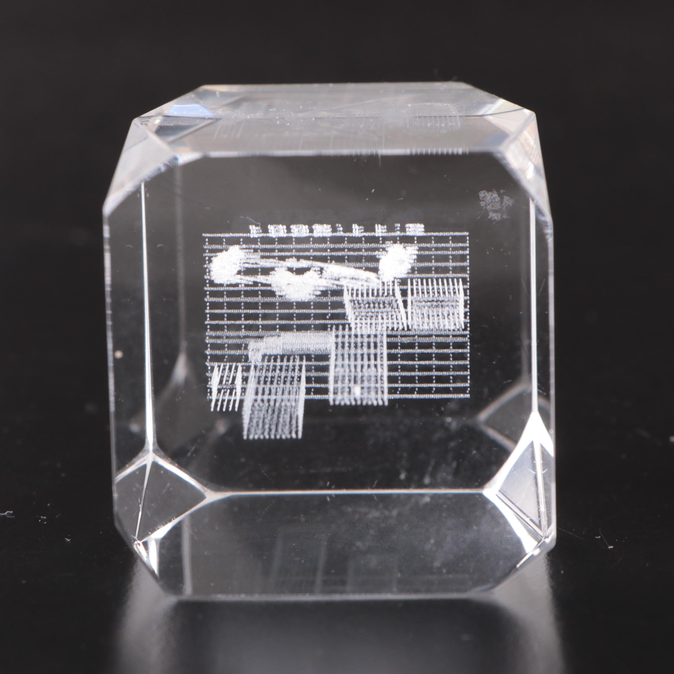 Sandstone, Marble, Stone Desk Globe with Controlled Bubble Glass Paperweights