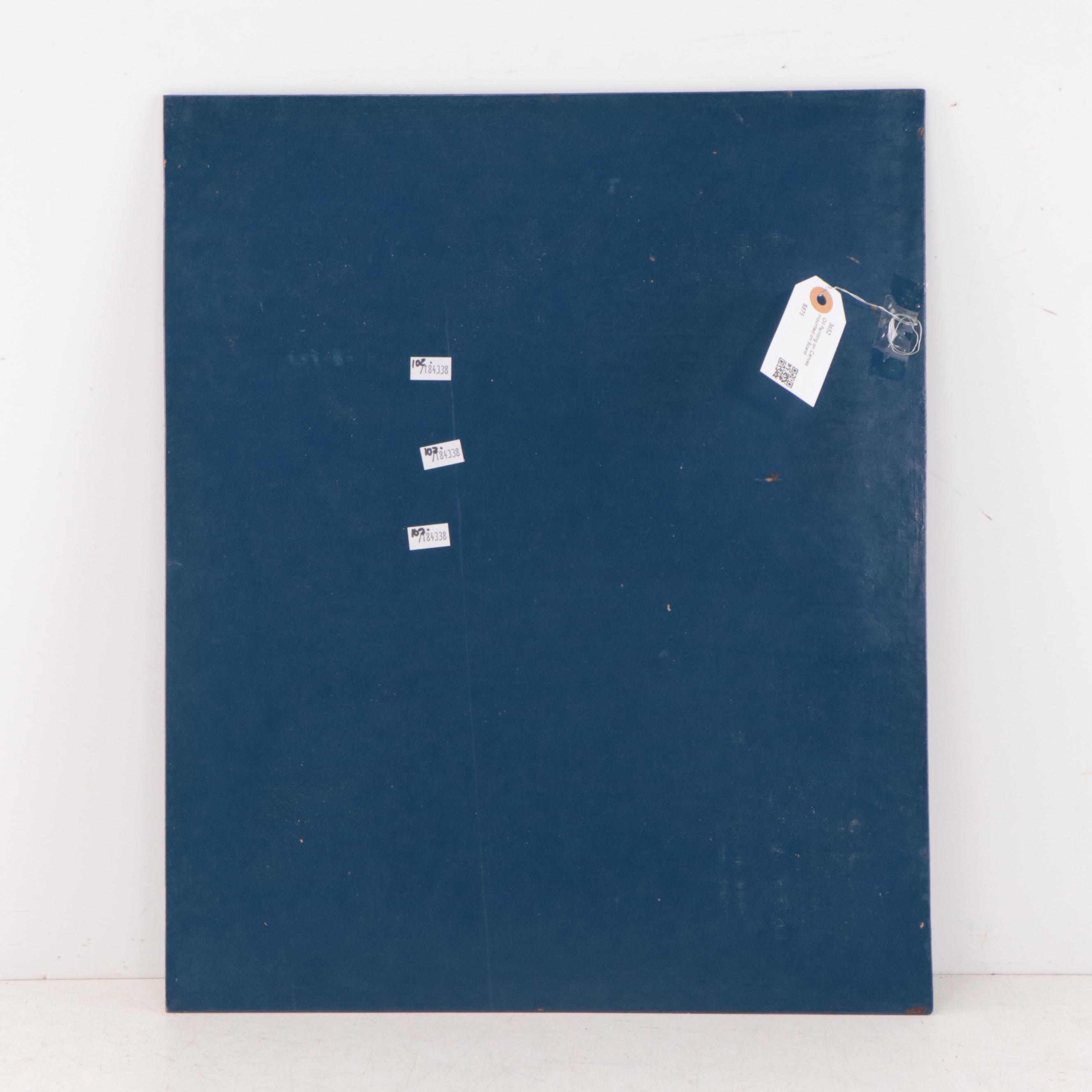 Indian Portrait Oil Painting of Woman