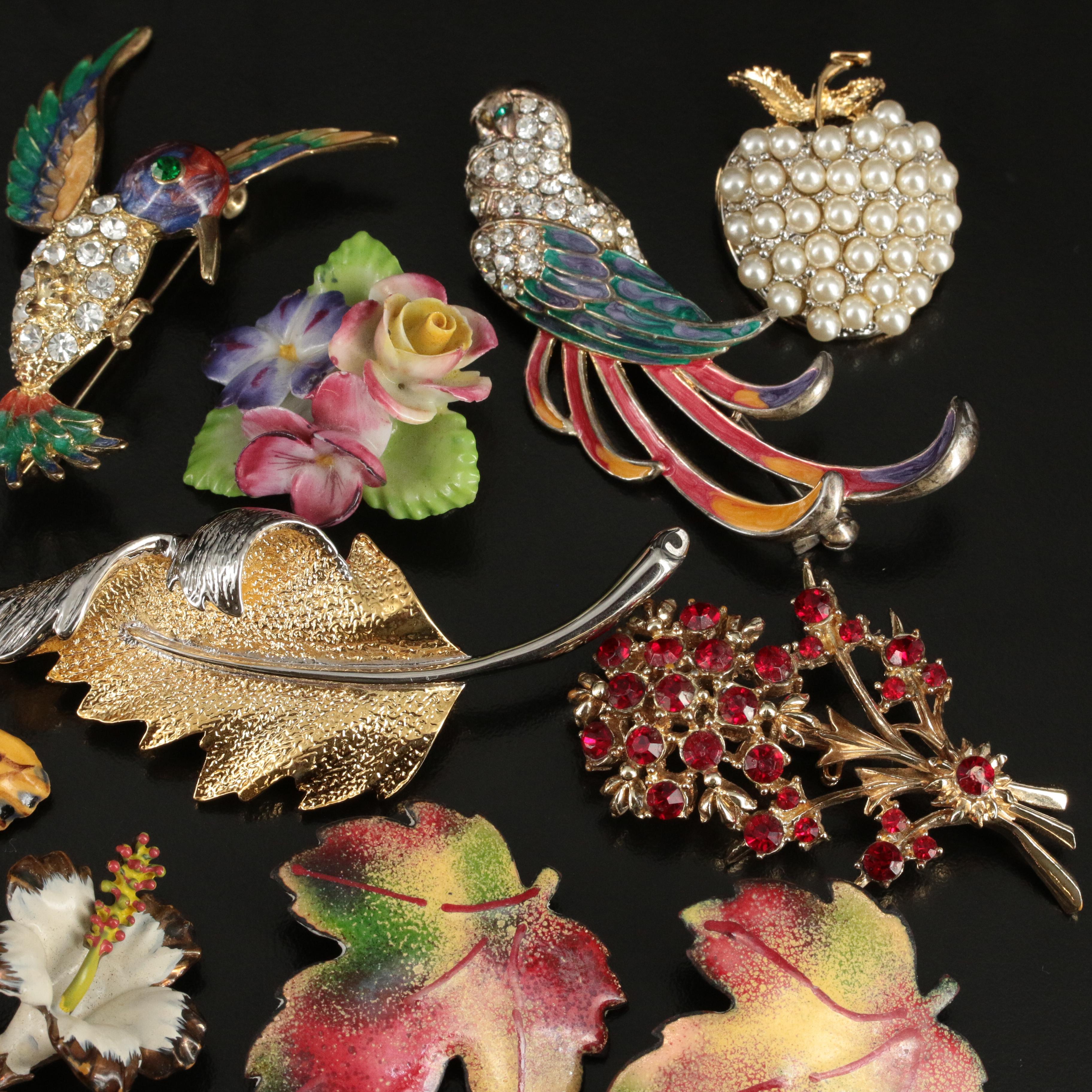 Sarah Coventry Featured in Flora and Fauna Themed Vintage Jewelry