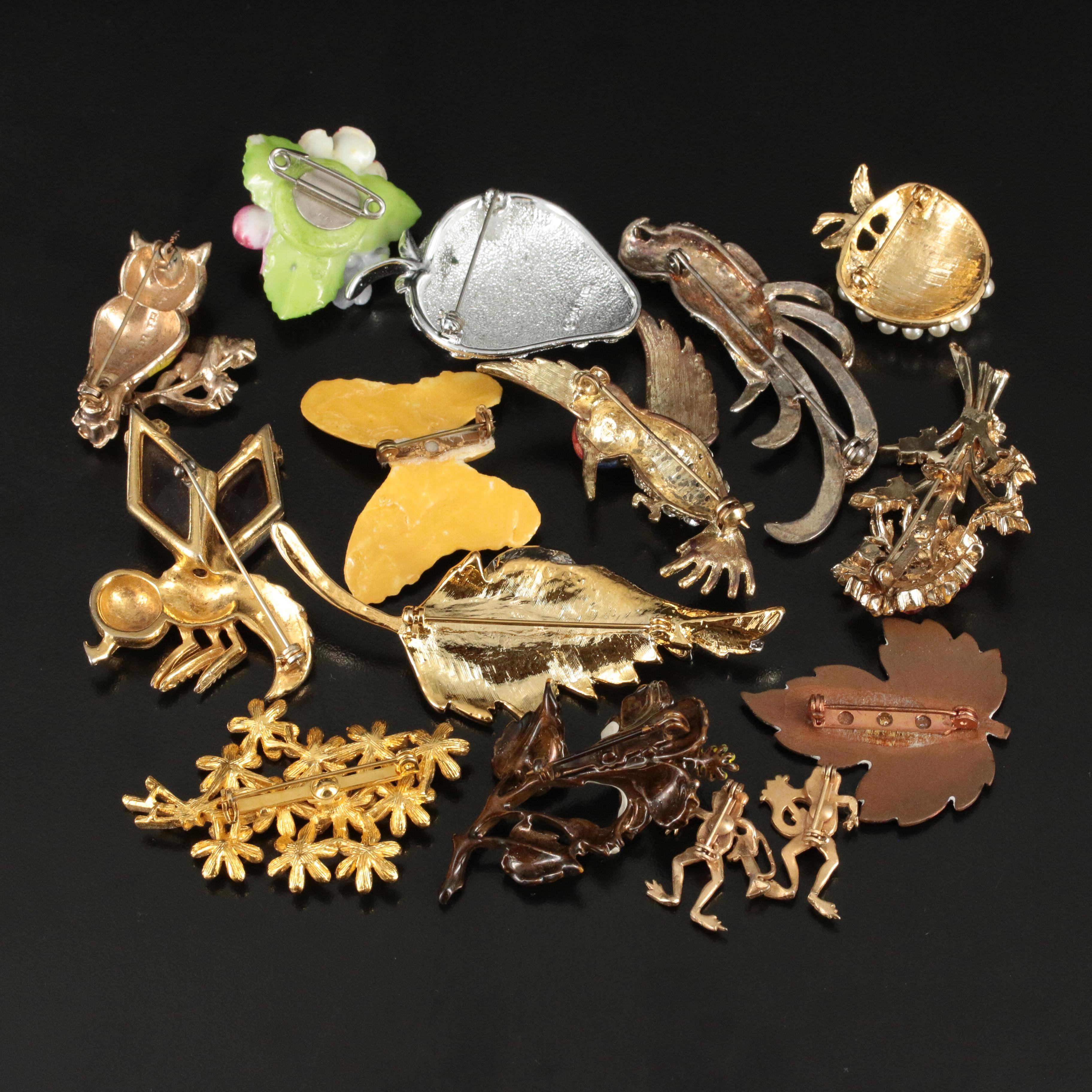 Sarah Coventry Featured in Flora and Fauna Themed Vintage Jewelry