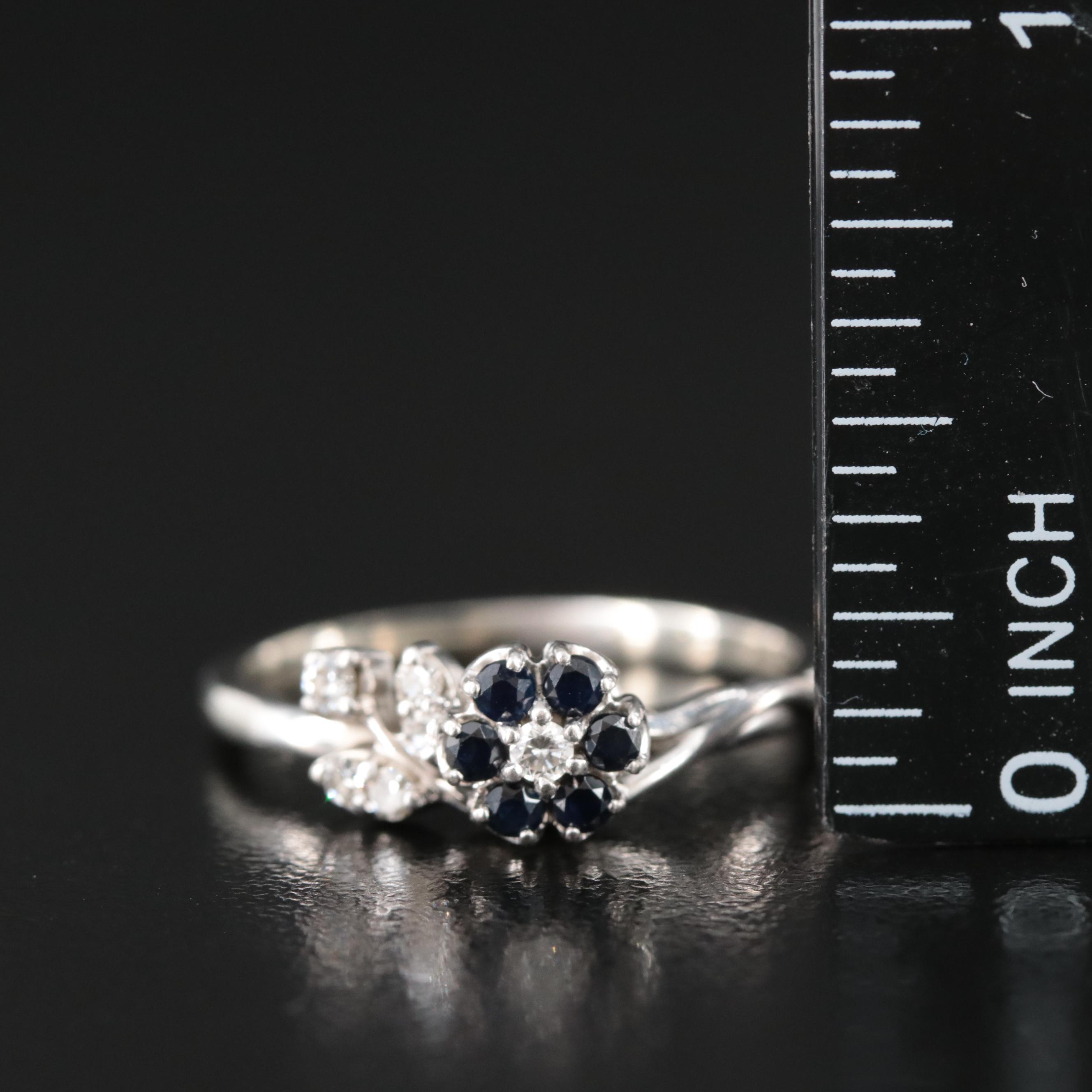Jabel 18K Diamond and Sapphire Ring