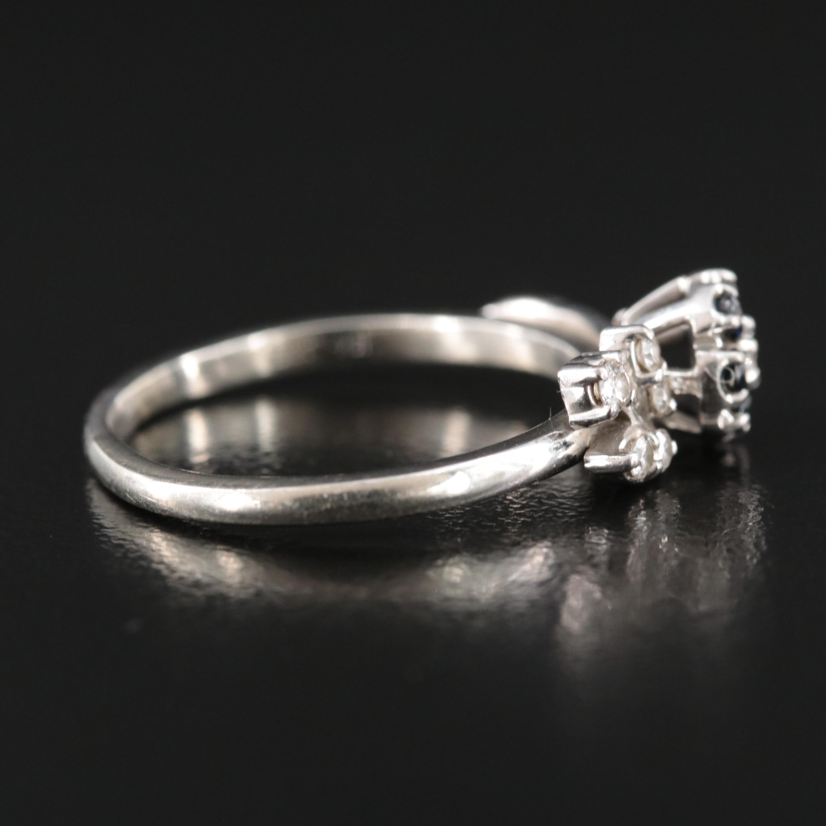 Jabel 18K Diamond and Sapphire Ring