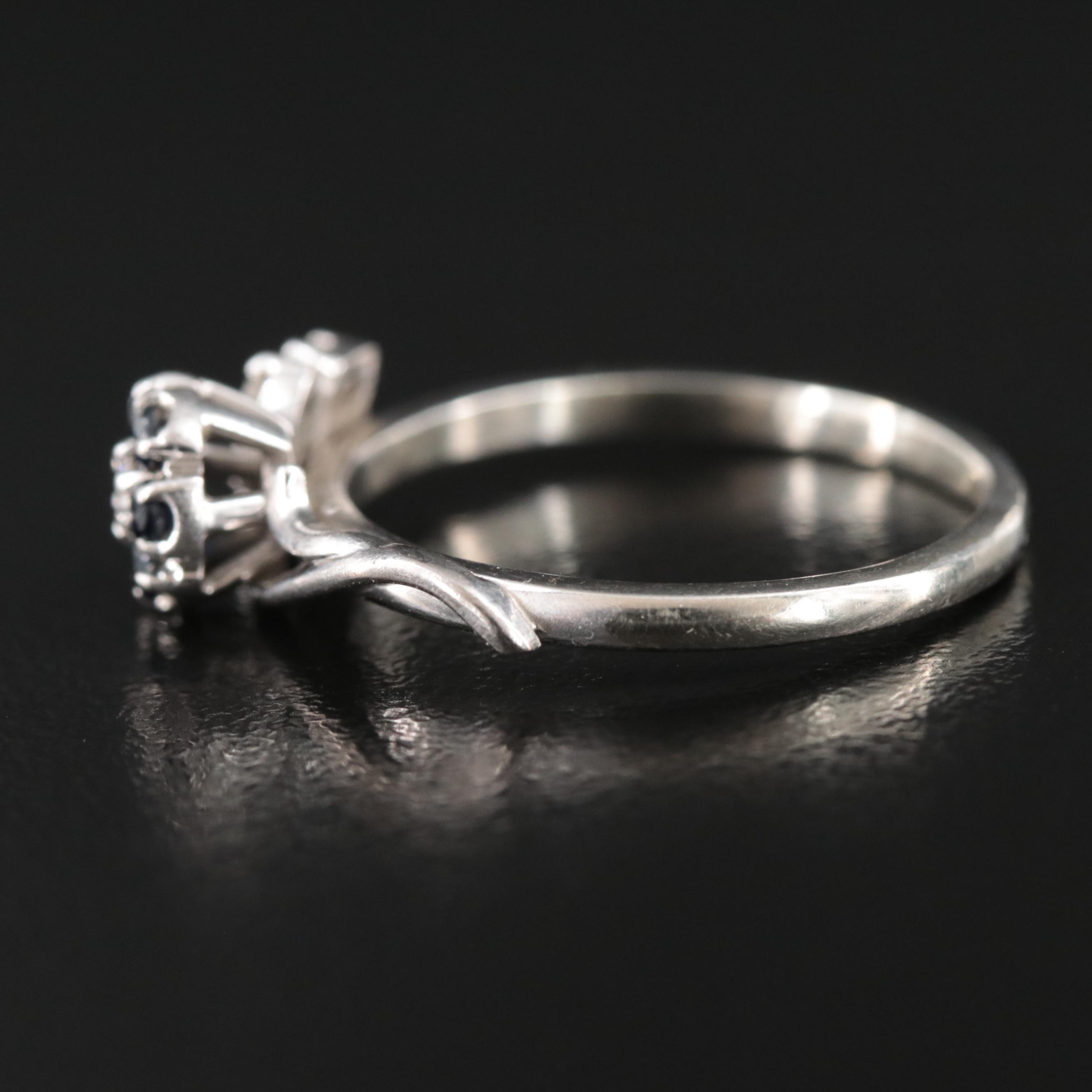 Jabel 18K Diamond and Sapphire Ring