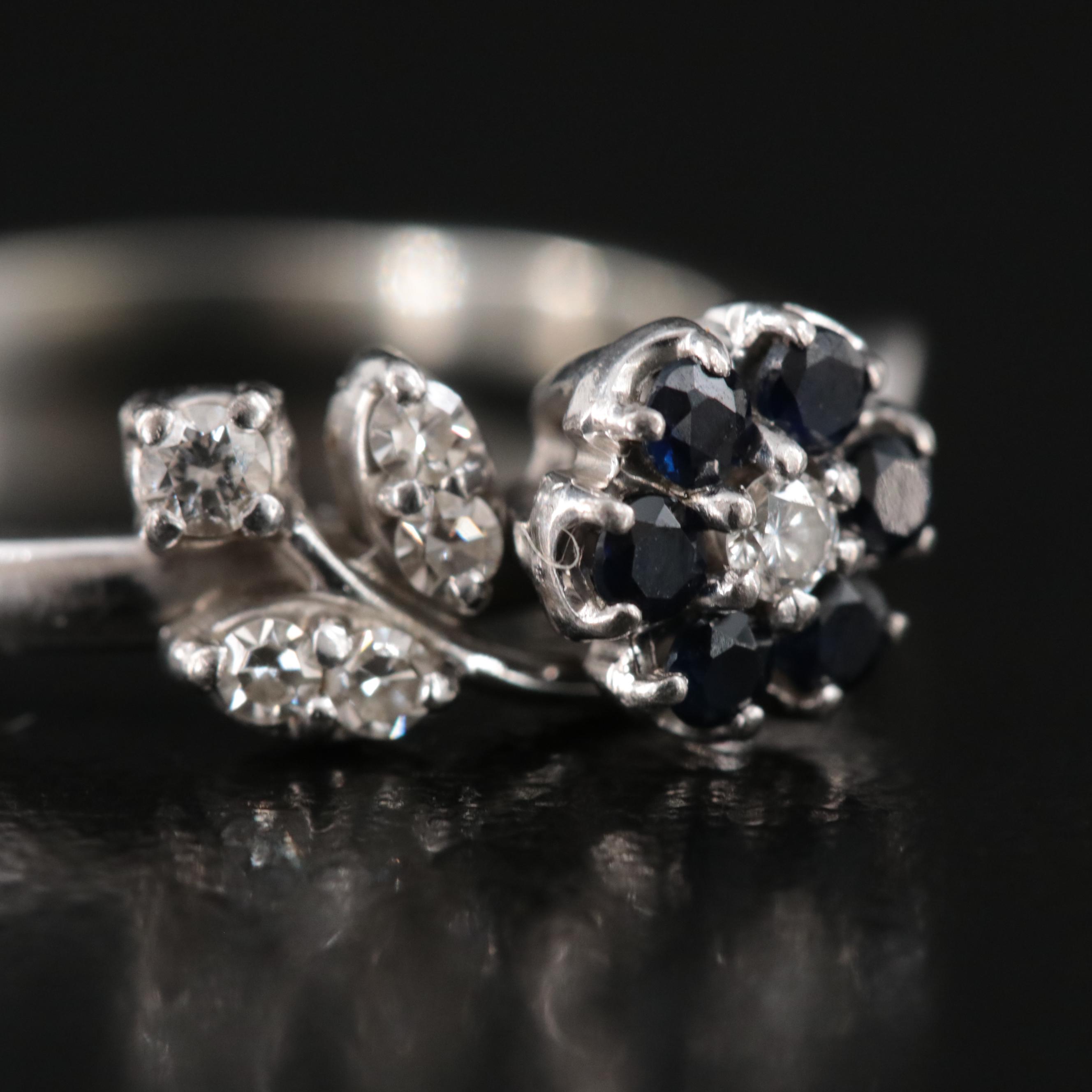 Jabel 18K Diamond and Sapphire Ring