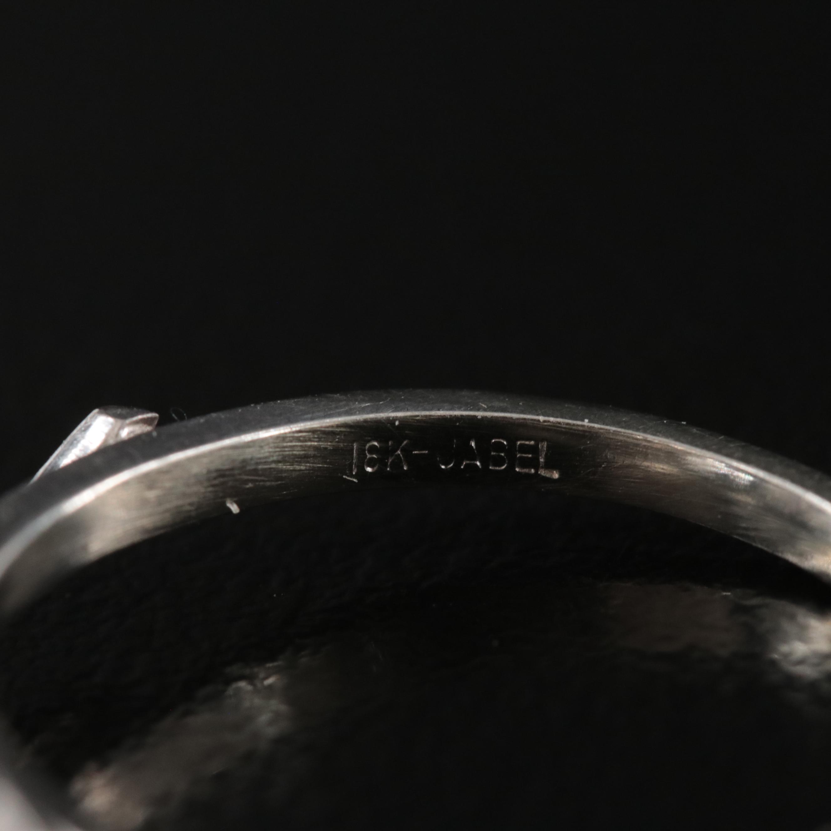 Jabel 18K Diamond and Sapphire Ring