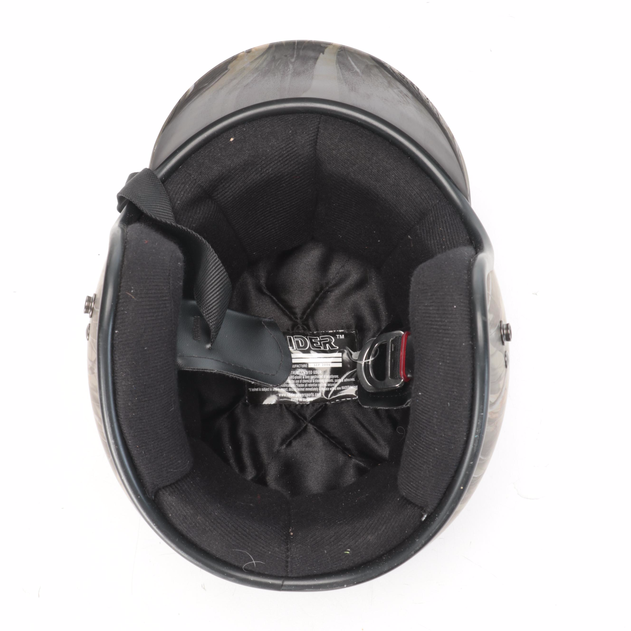 Realtree Camo ATV Helmet, Tie Down Ratchet Straps, Thumb Throttle and Bag