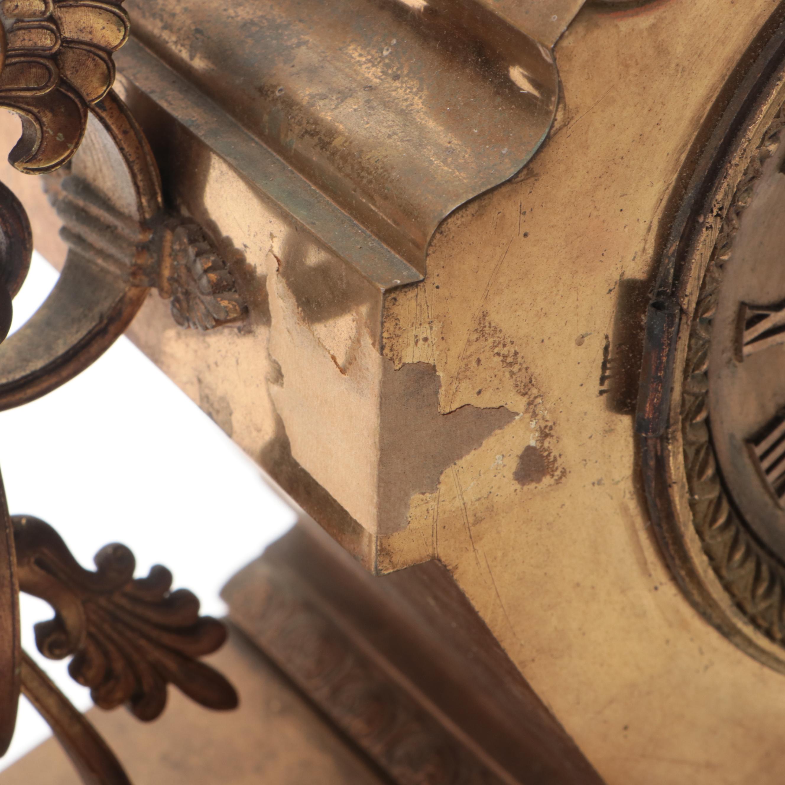 Tiffany & Co. Bronze Victorian Mantel Clock, Late 19th Century