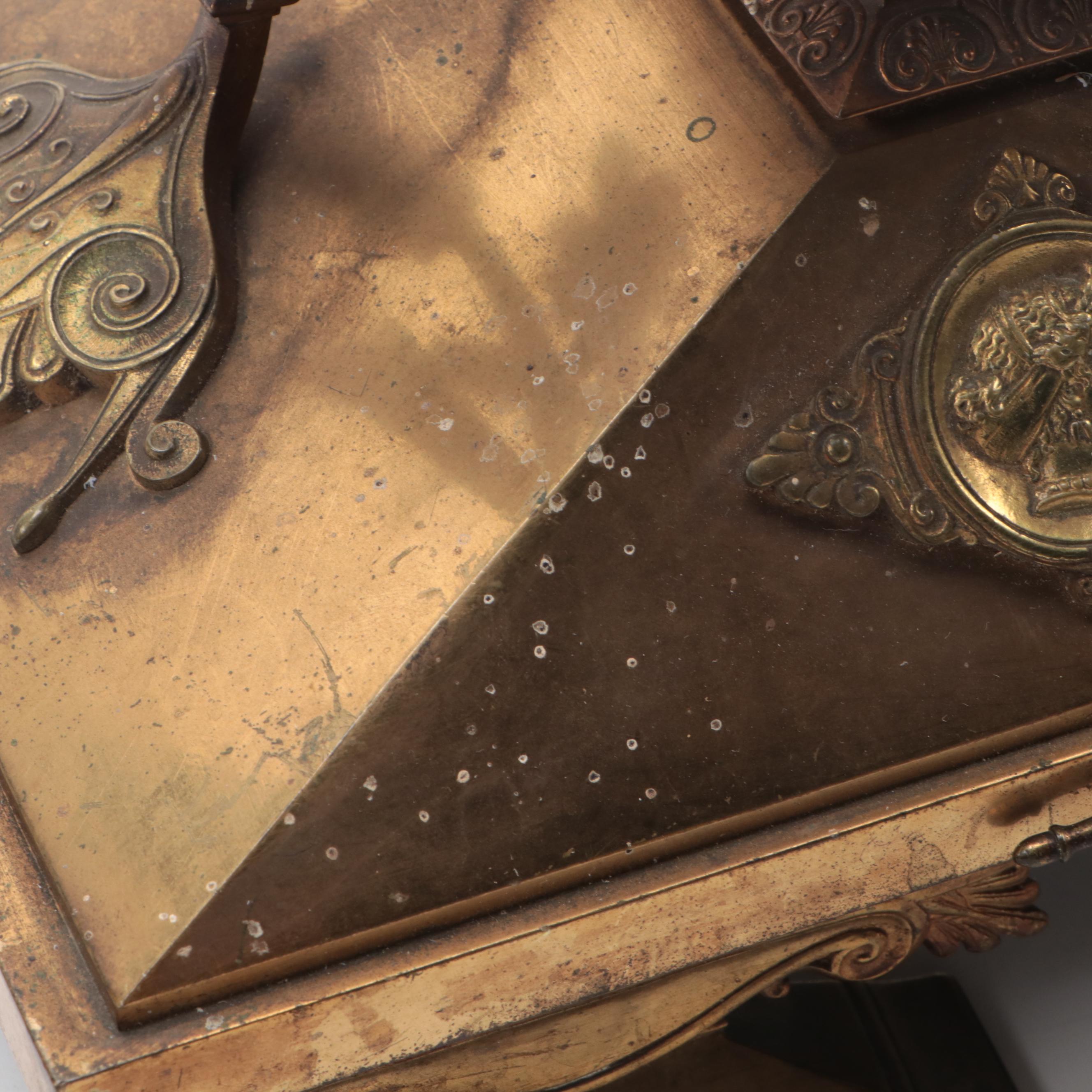 Tiffany & Co. Bronze Victorian Mantel Clock, Late 19th Century