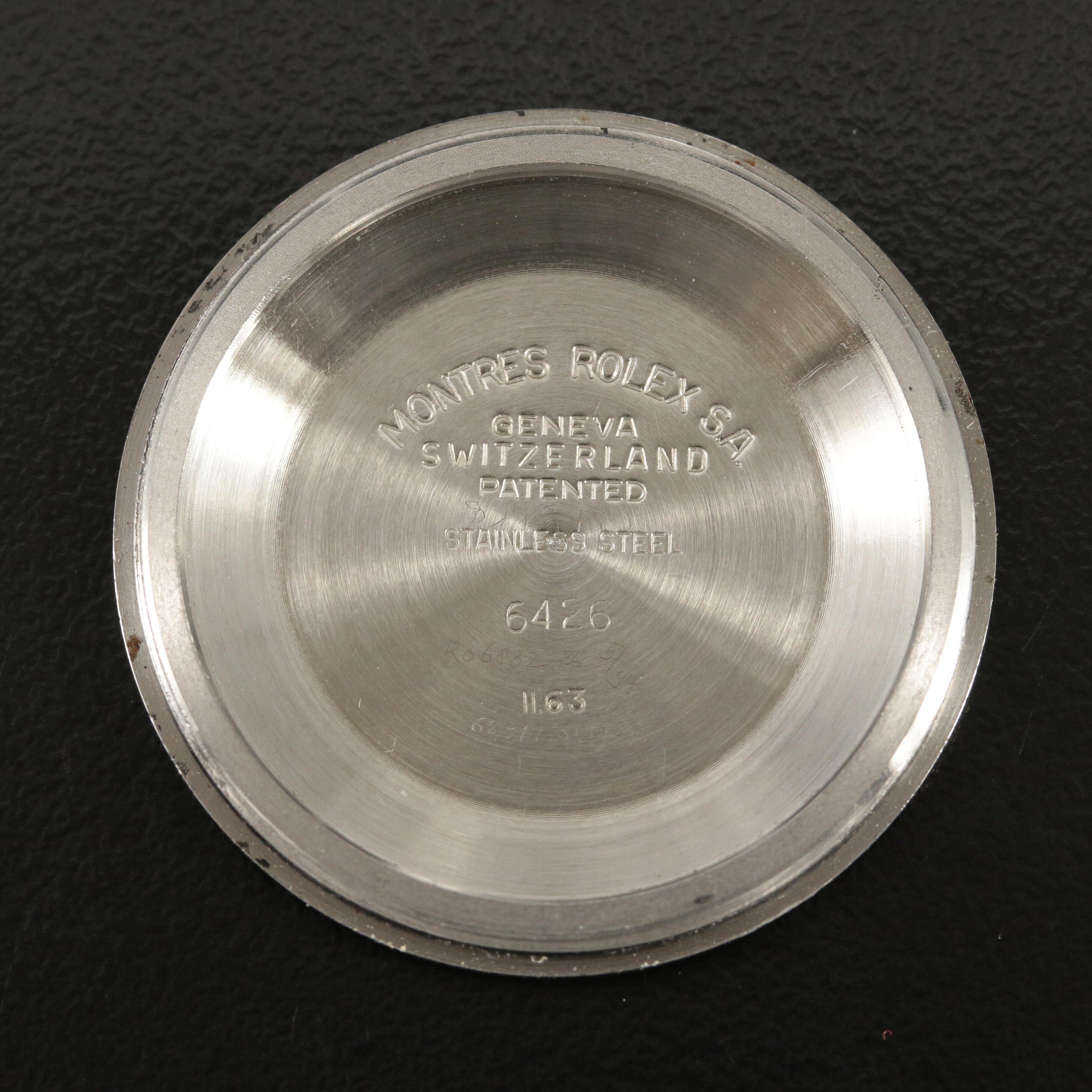 1957-58 Rolex Oyster Perpetual Stainless Steel Watch