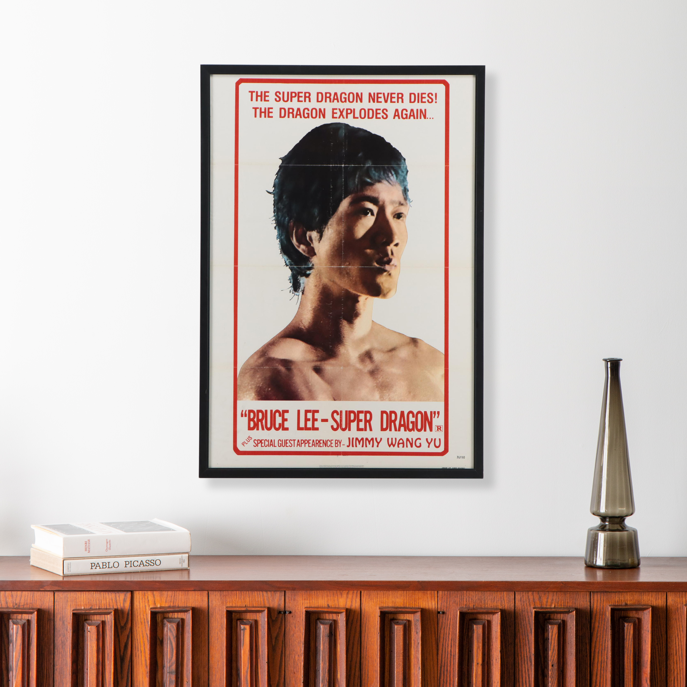 "Bruce Lee - Super Dragon" Offset Lithograph Movie Poster