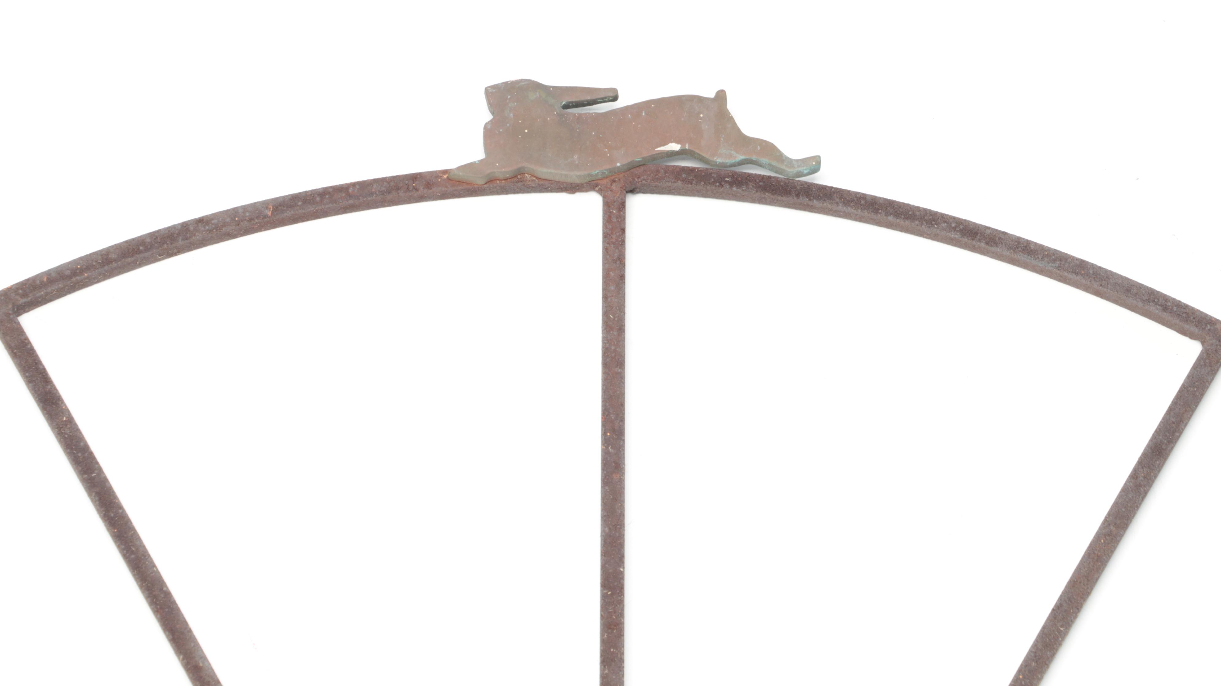 Cast Iron Garden Arch with Rabbit Accents