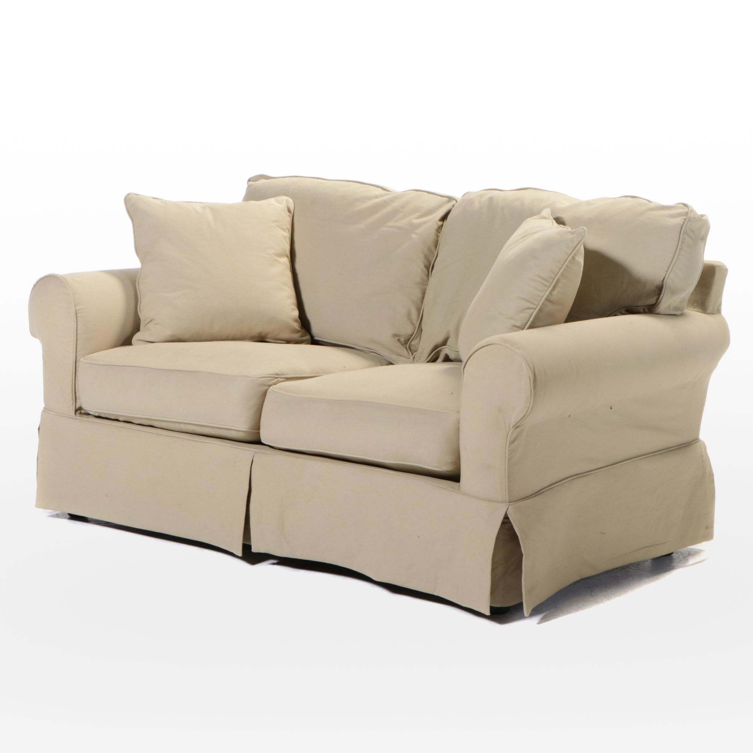 Upholstered Loveseat Sofa EBTH