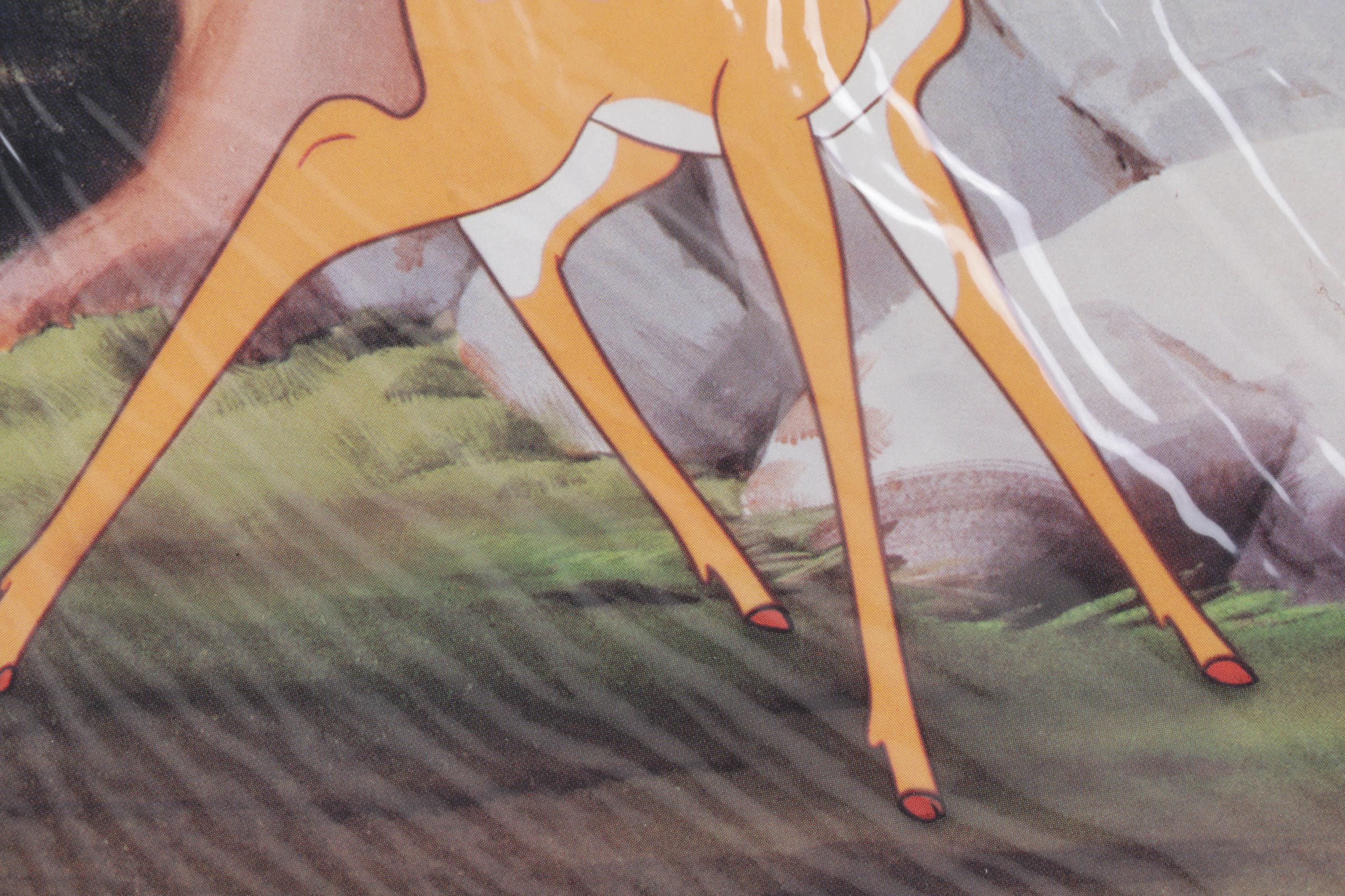 Walt Disney 55th Anniversary Limited Edition Bambi Offset Lithograph, 1997