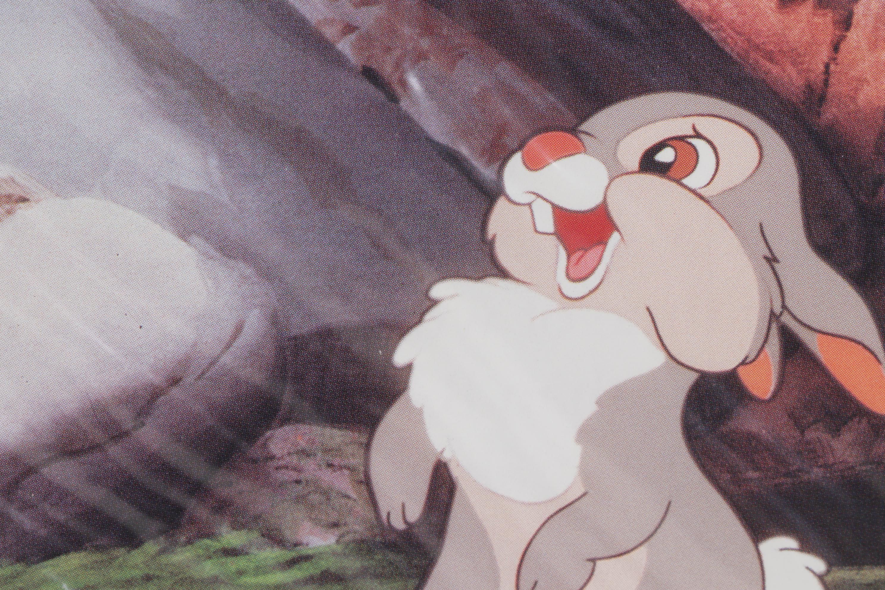 Walt Disney 55th Anniversary Limited Edition Bambi Offset Lithograph, 1997