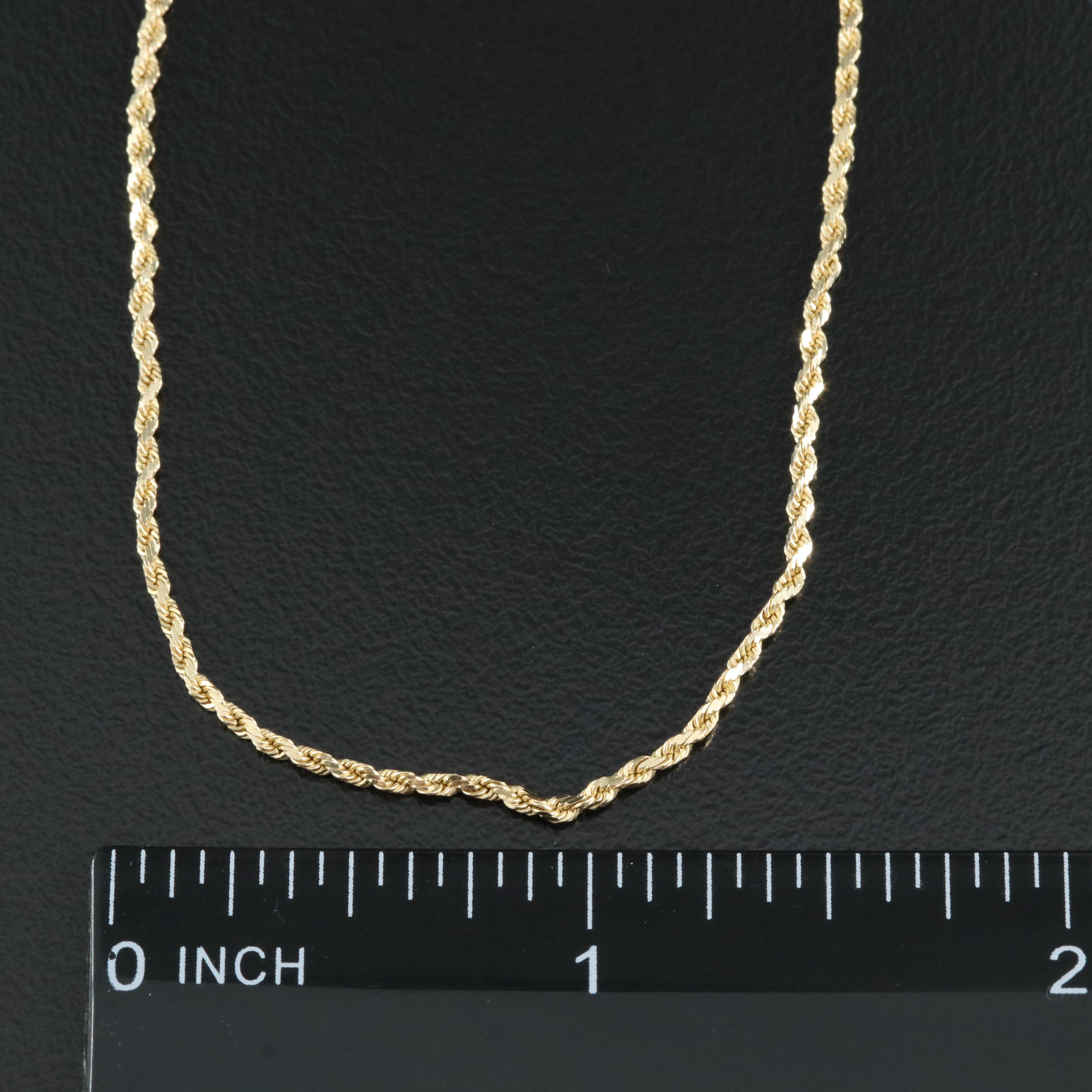 14K Gold Rope Chain