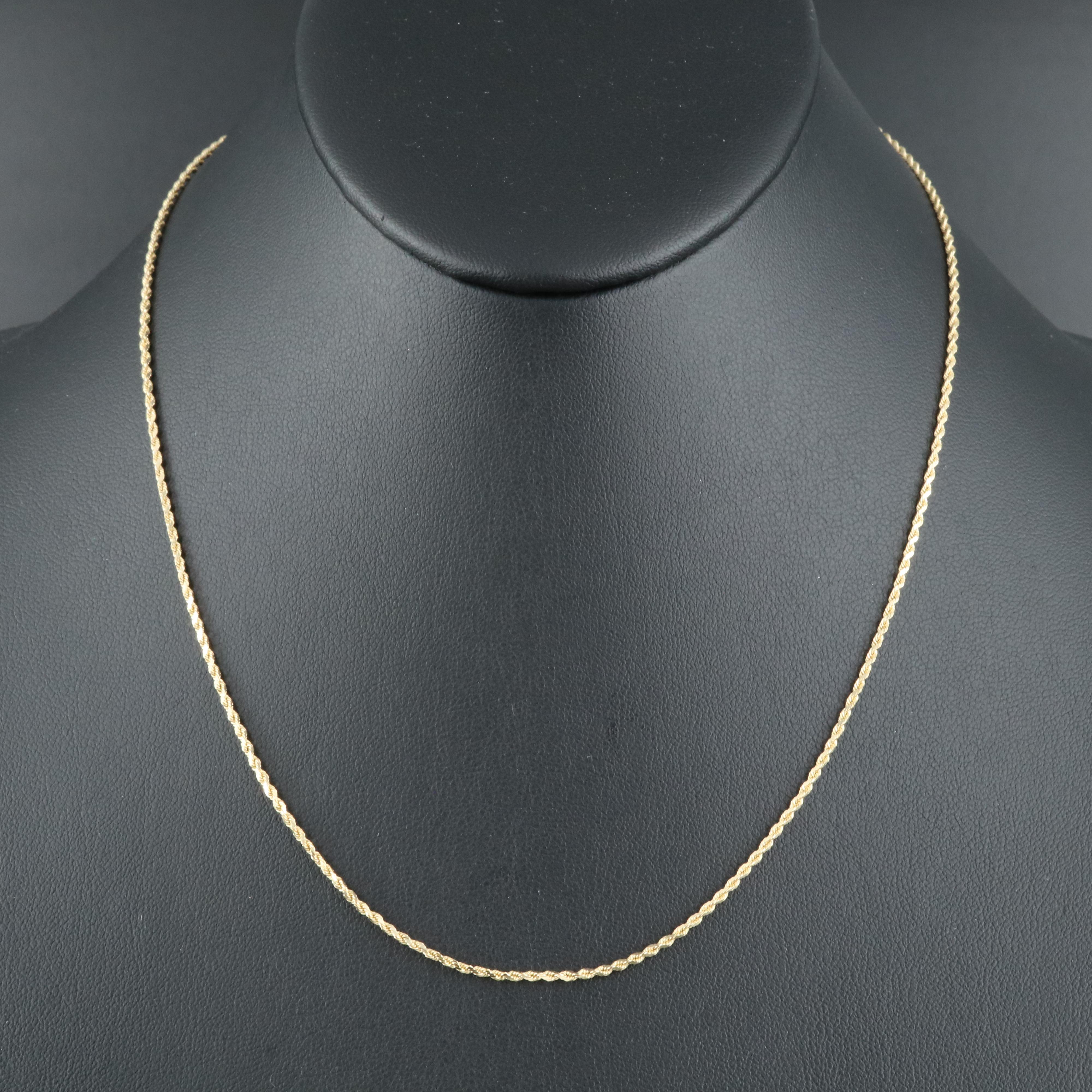 14K Gold Rope Chain