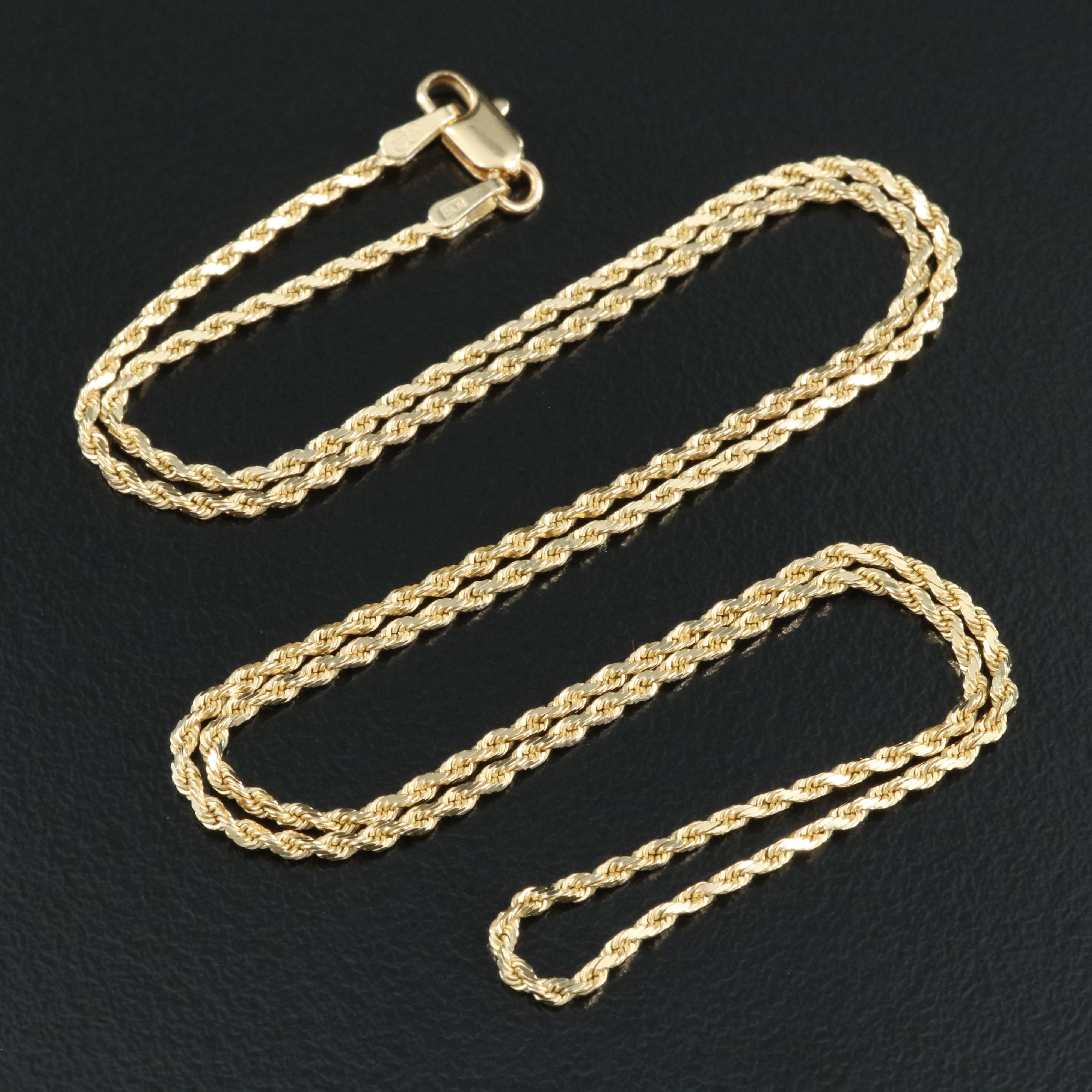14K Gold Rope Chain