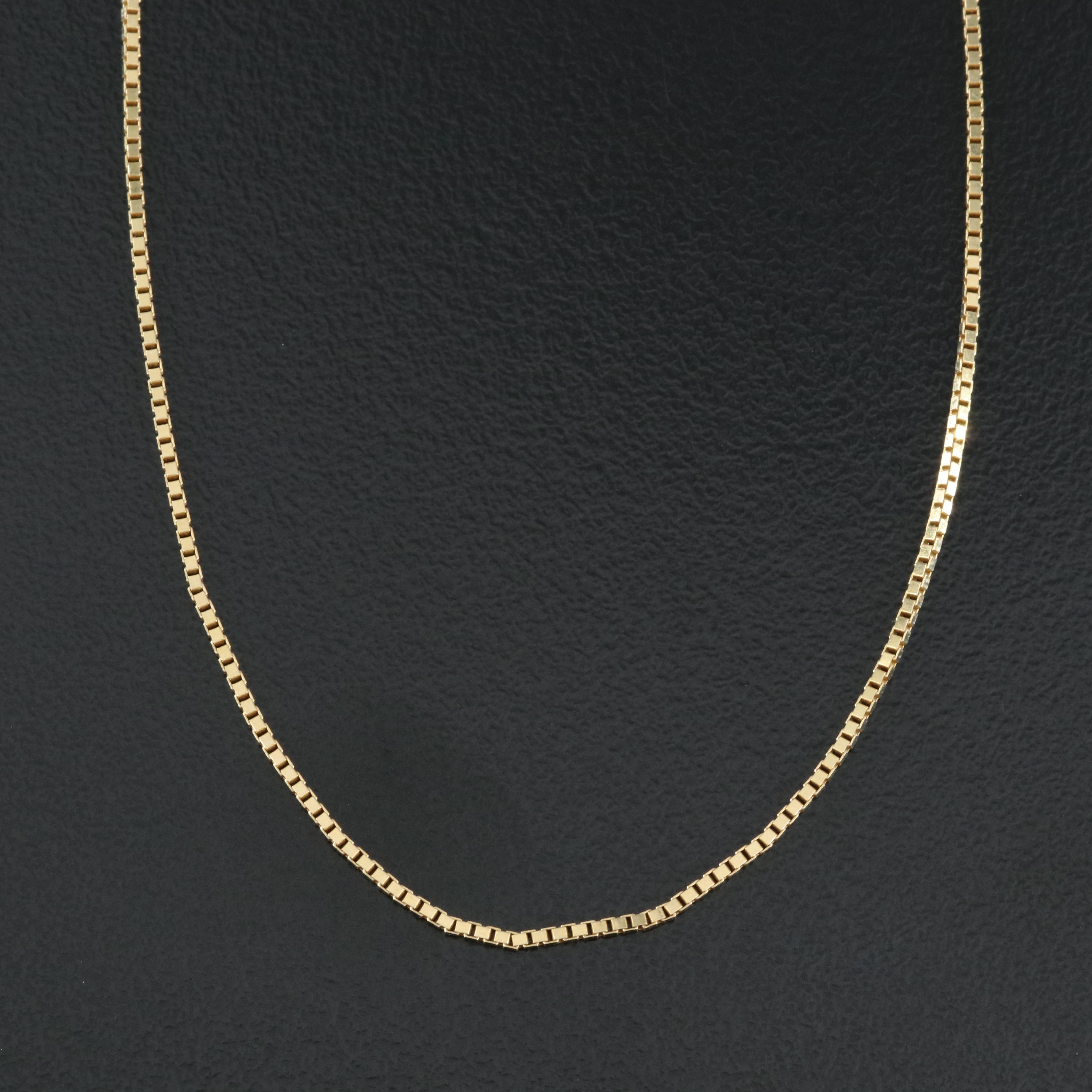 14K Gold Box Chain