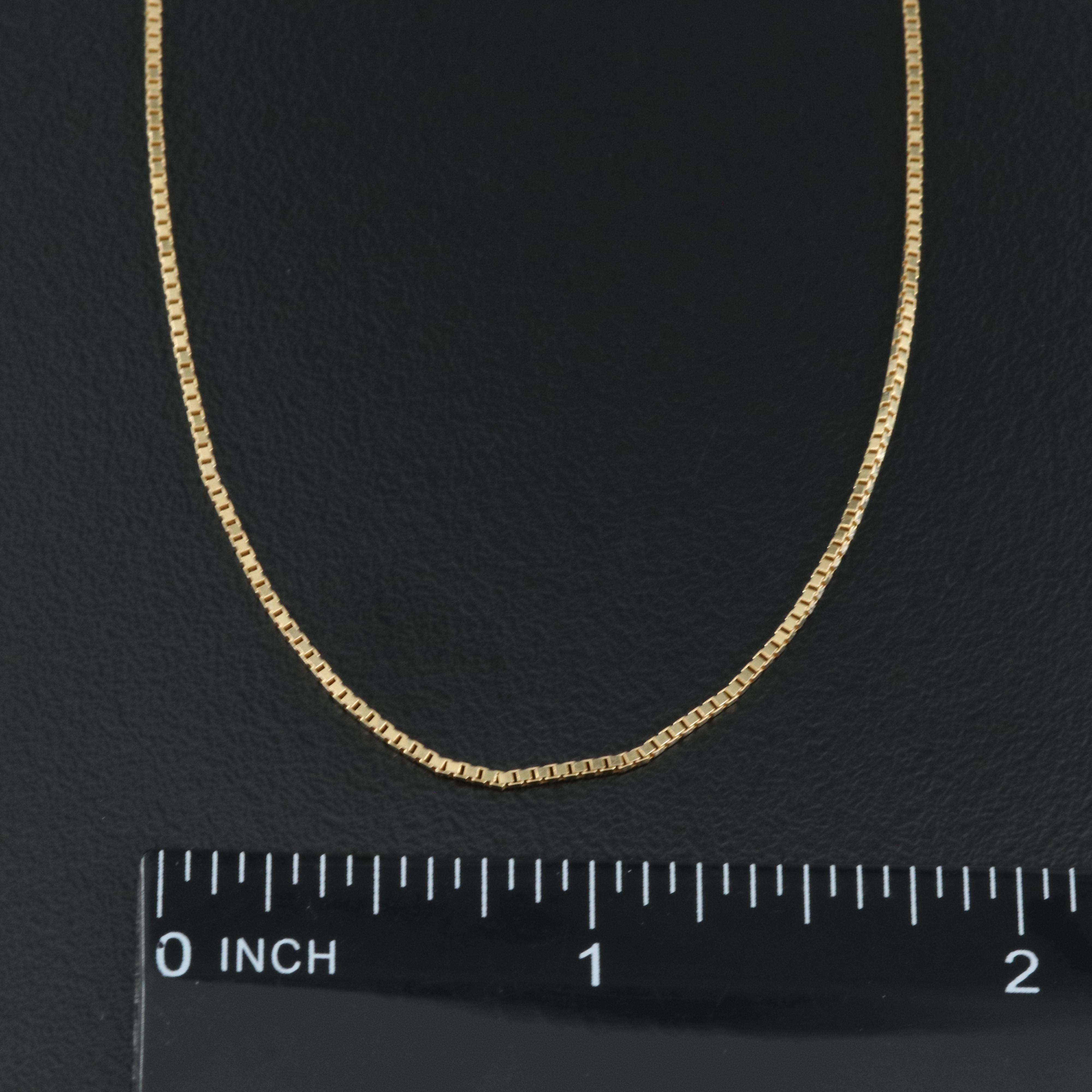 14K Gold Box Chain