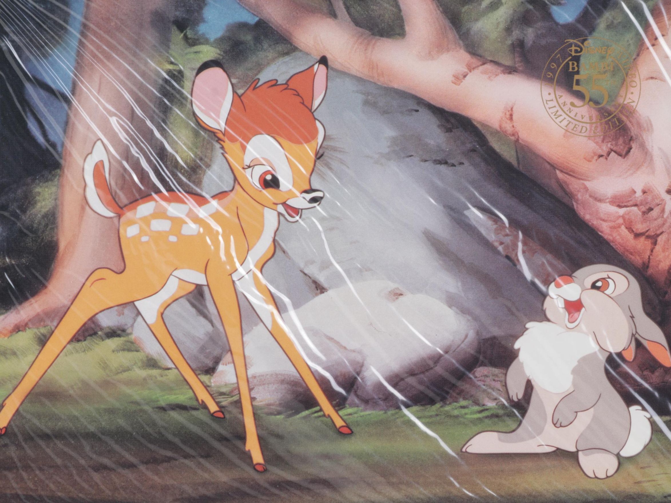 Walt Disney 55th Anniversary Limited Edition Bambi Offset Lithograph, 1997