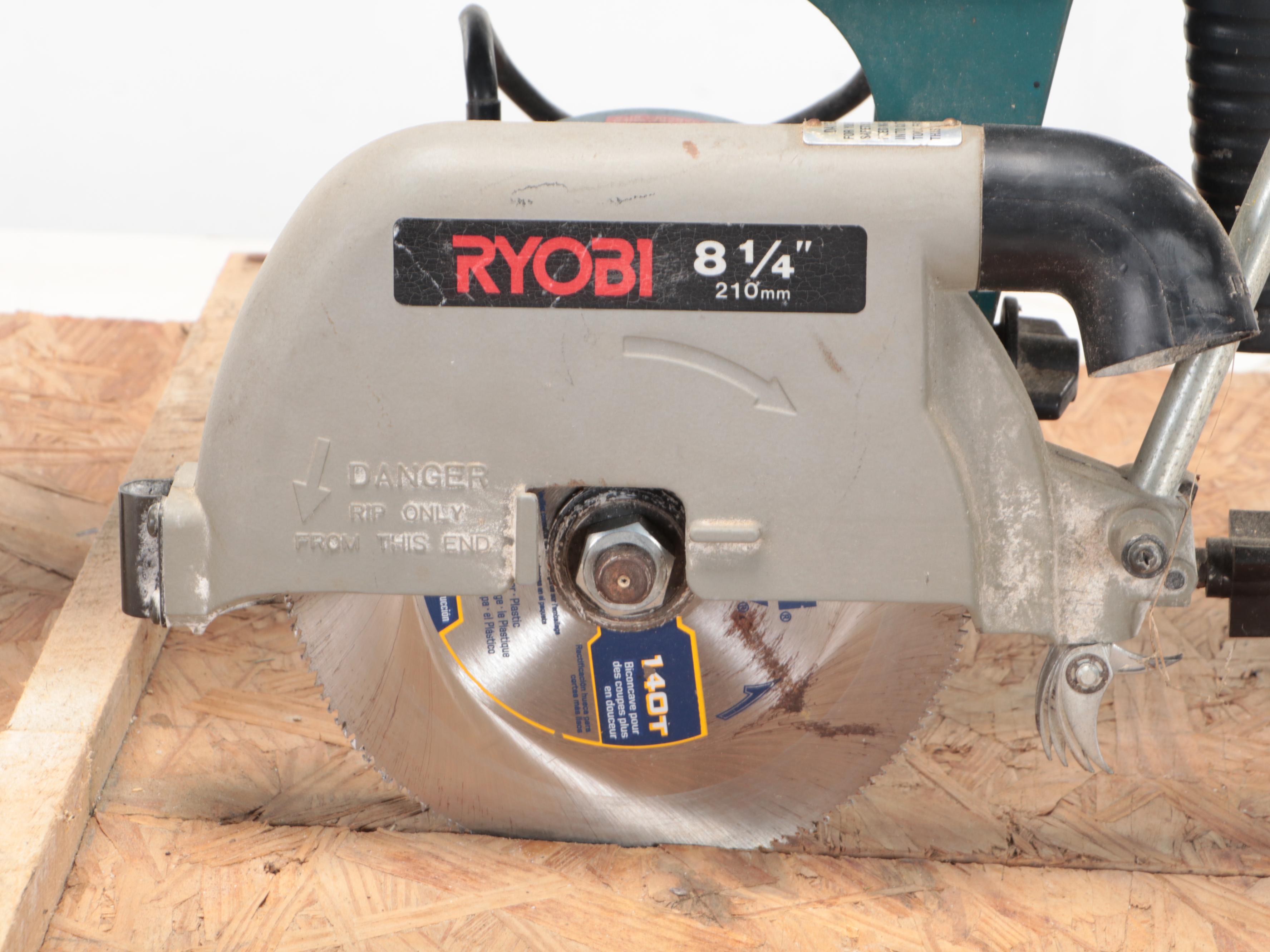 Ryobi Radial Arm Saw and Milwaukee Sawzall EBTH