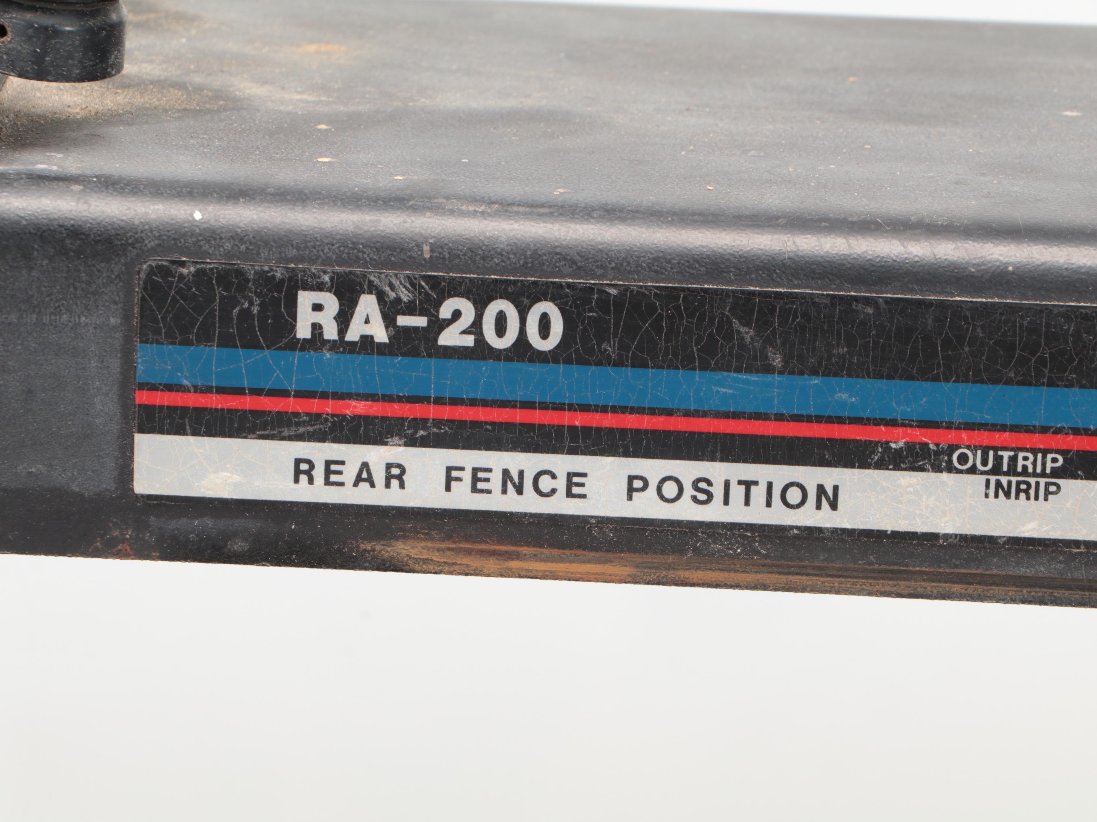 Ryobi Radial Arm Saw and Milwaukee Sawzall