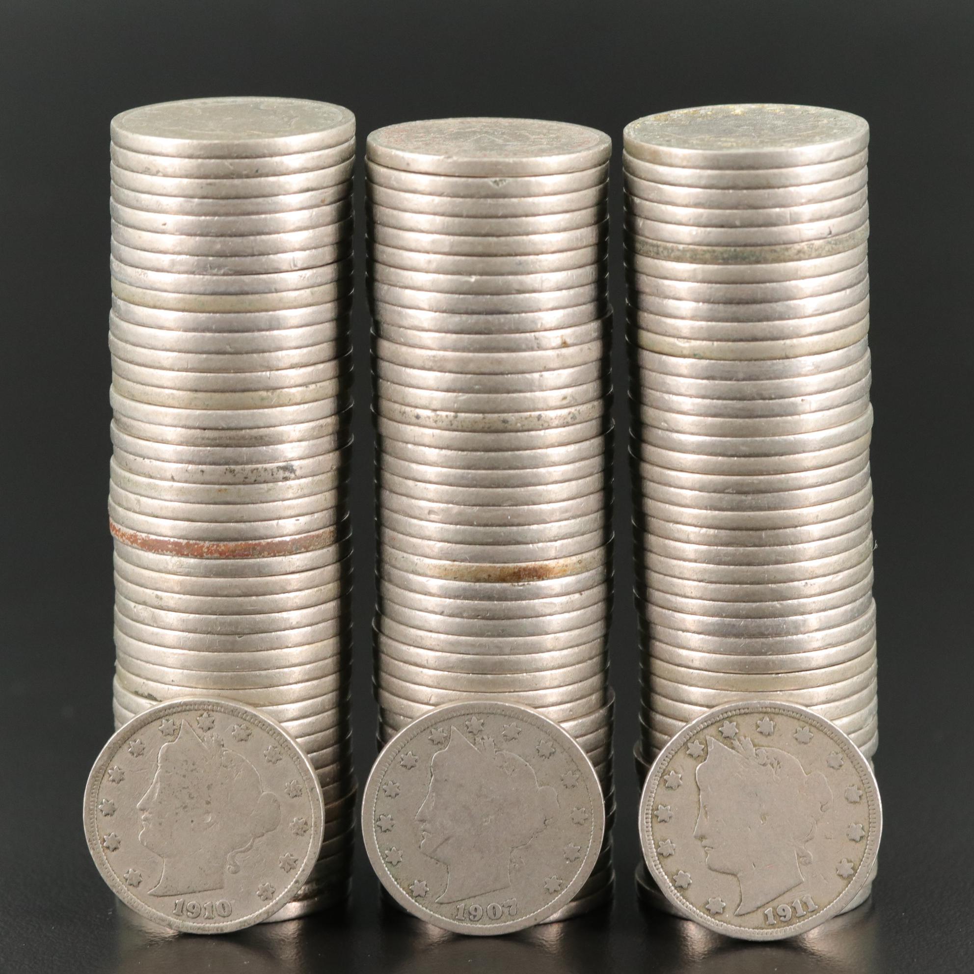 One Hundred Twenty-Eight Liberty Nickels