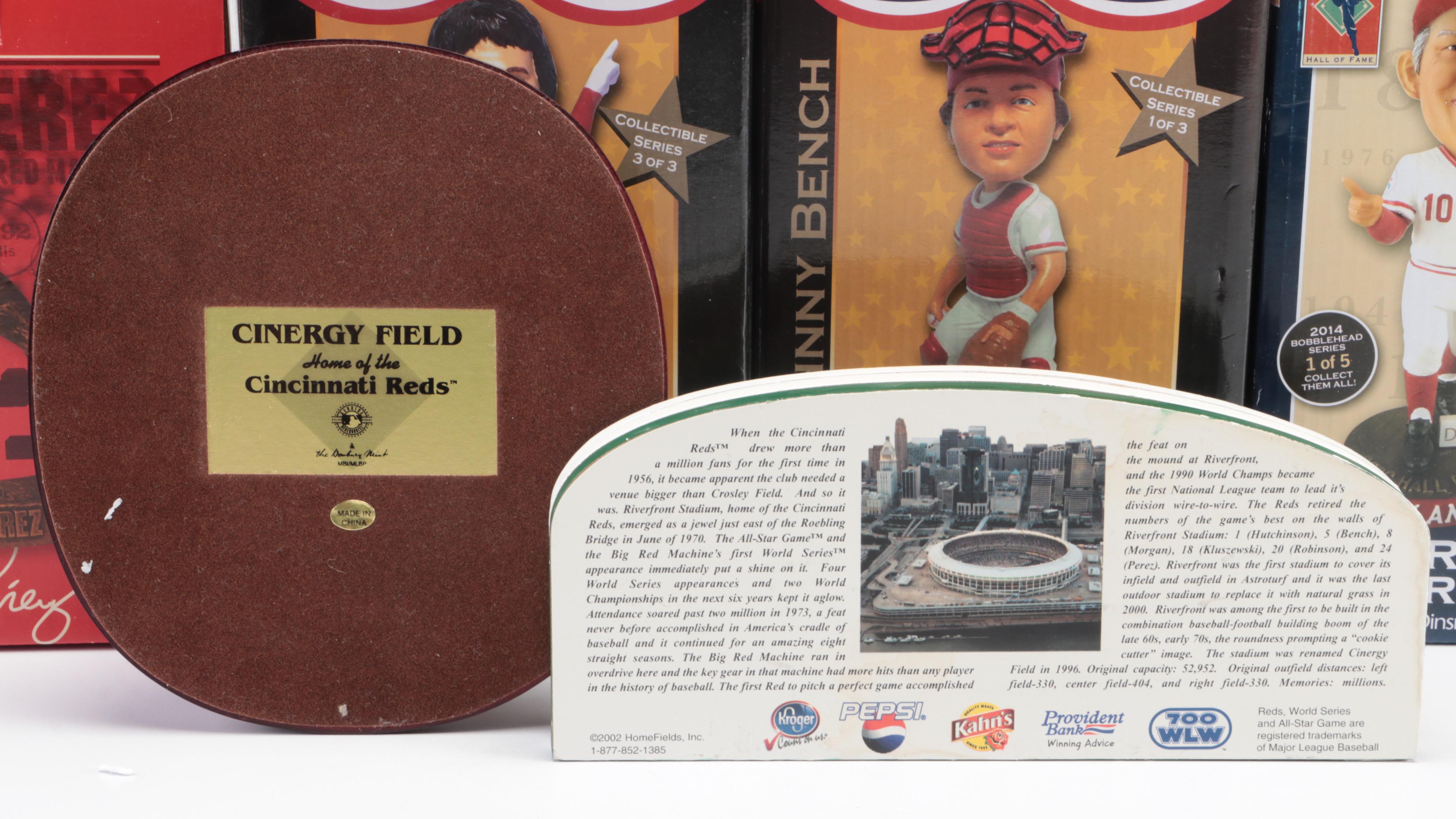 Cincinnati Reds Bobbleheads Featuring Tony Perez, Johnny Bench, and More