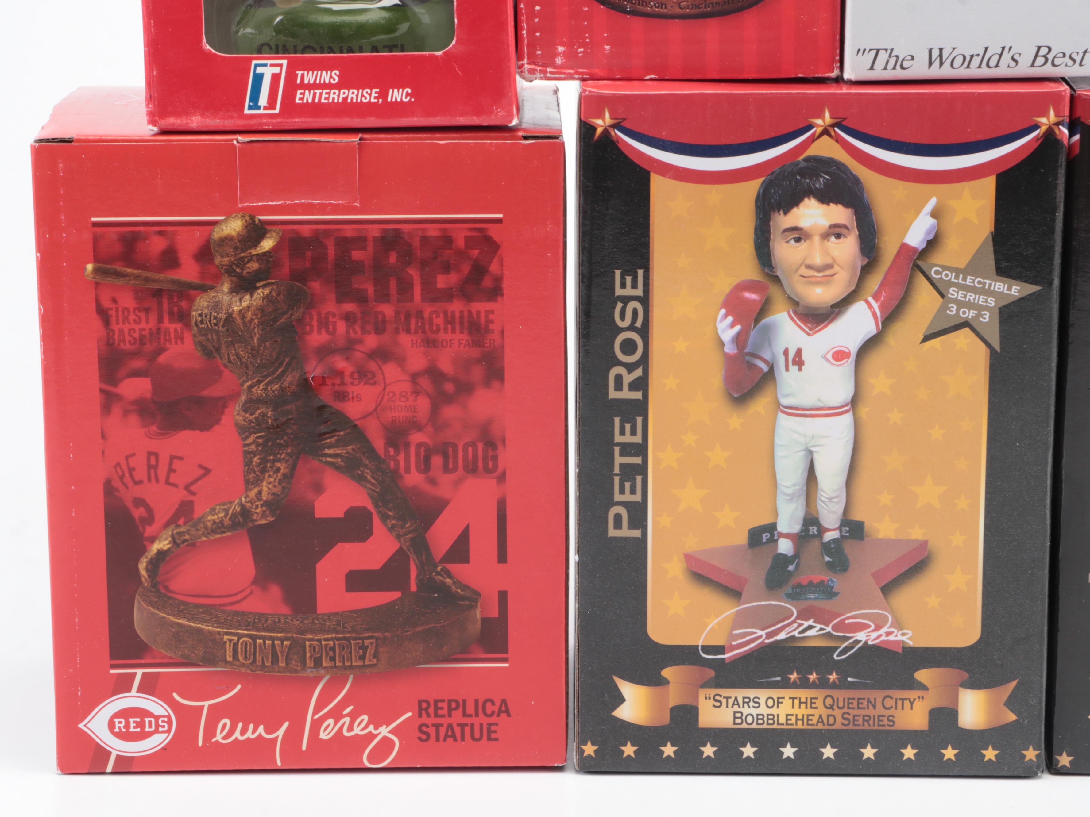 Cincinnati Reds Bobbleheads Featuring Tony Perez, Johnny Bench, and More