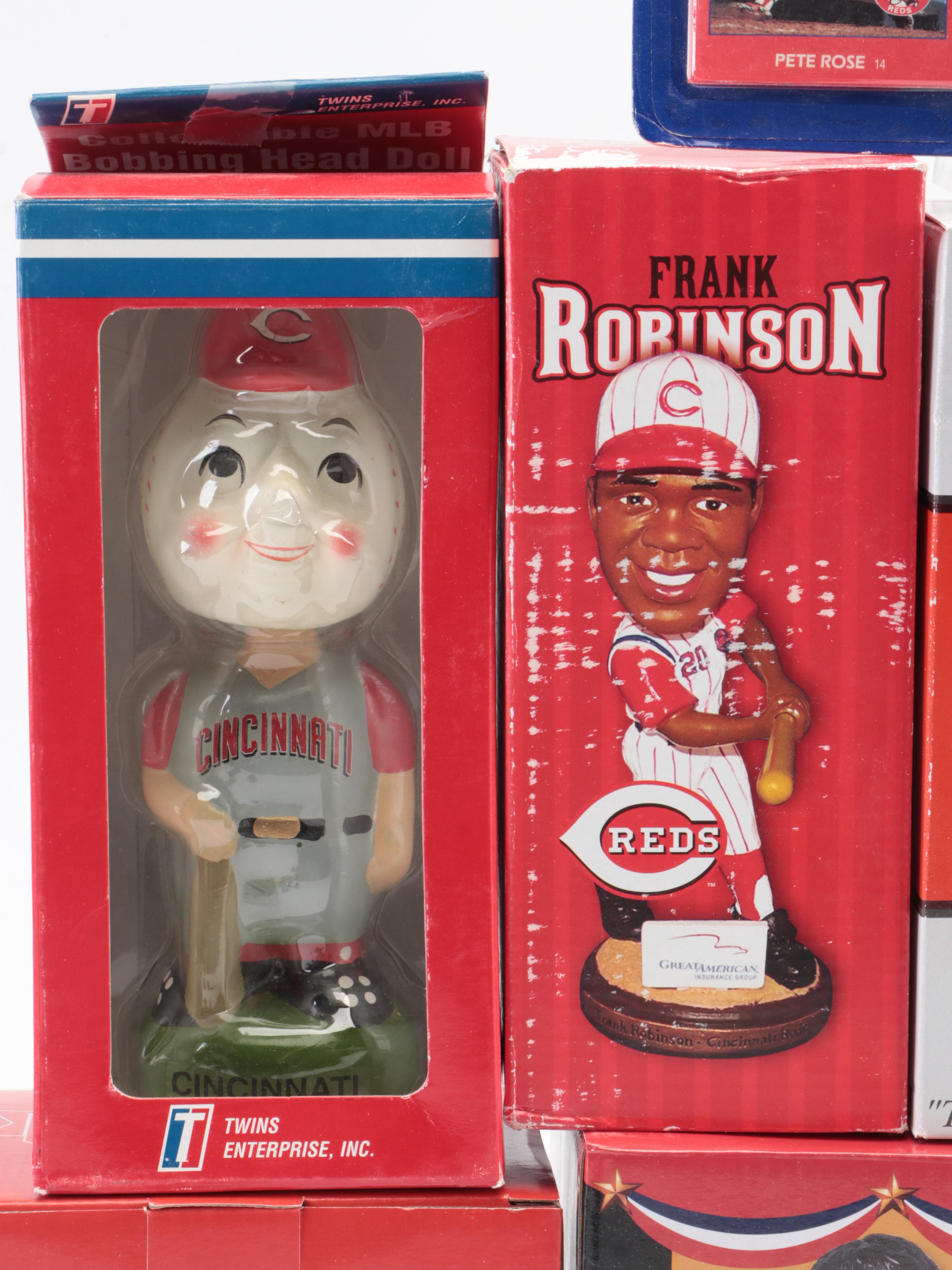 Cincinnati Reds Bobbleheads Featuring Tony Perez, Johnny Bench, and More