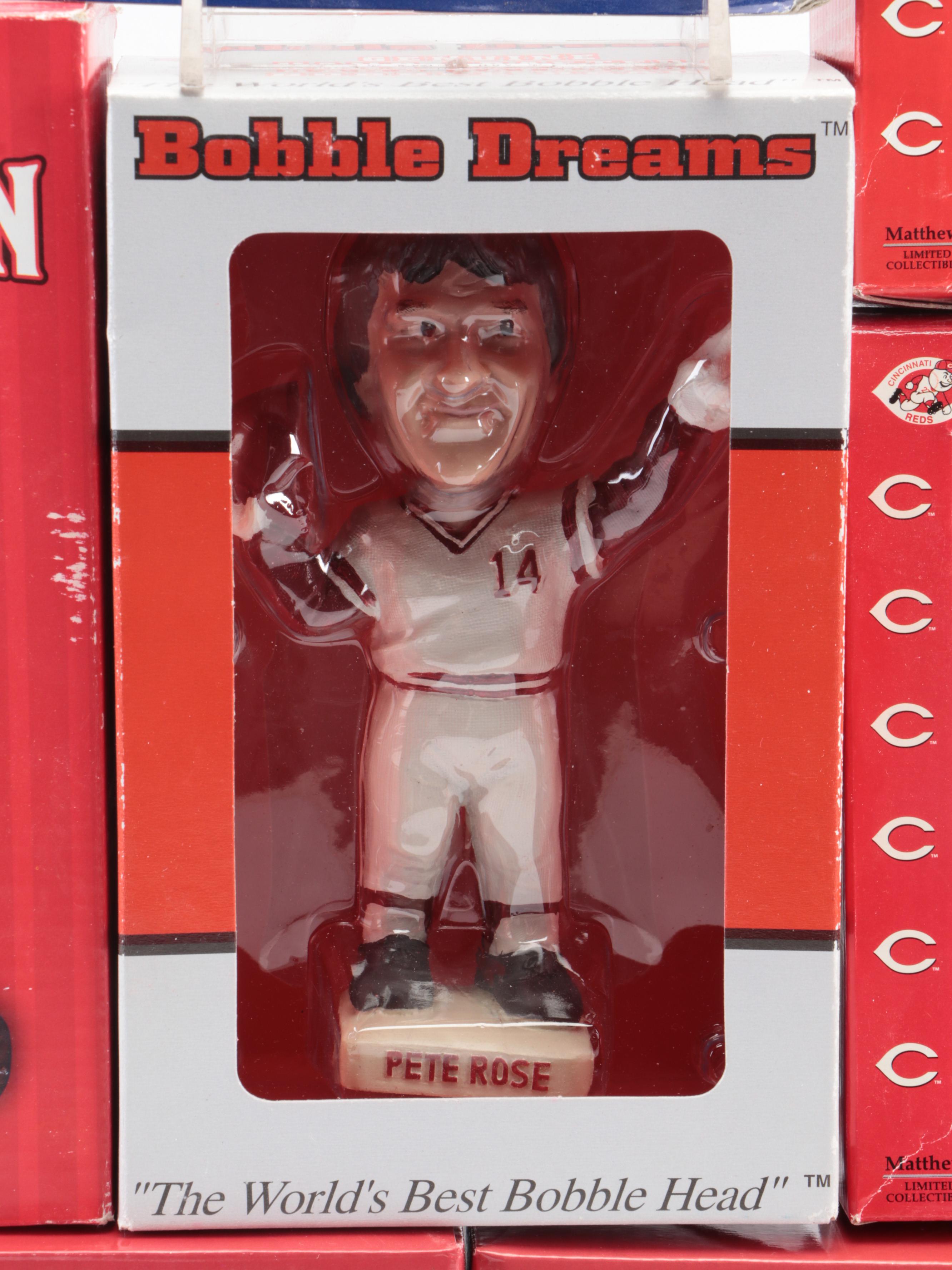 Cincinnati Reds Bobbleheads Featuring Tony Perez, Johnny Bench, and More