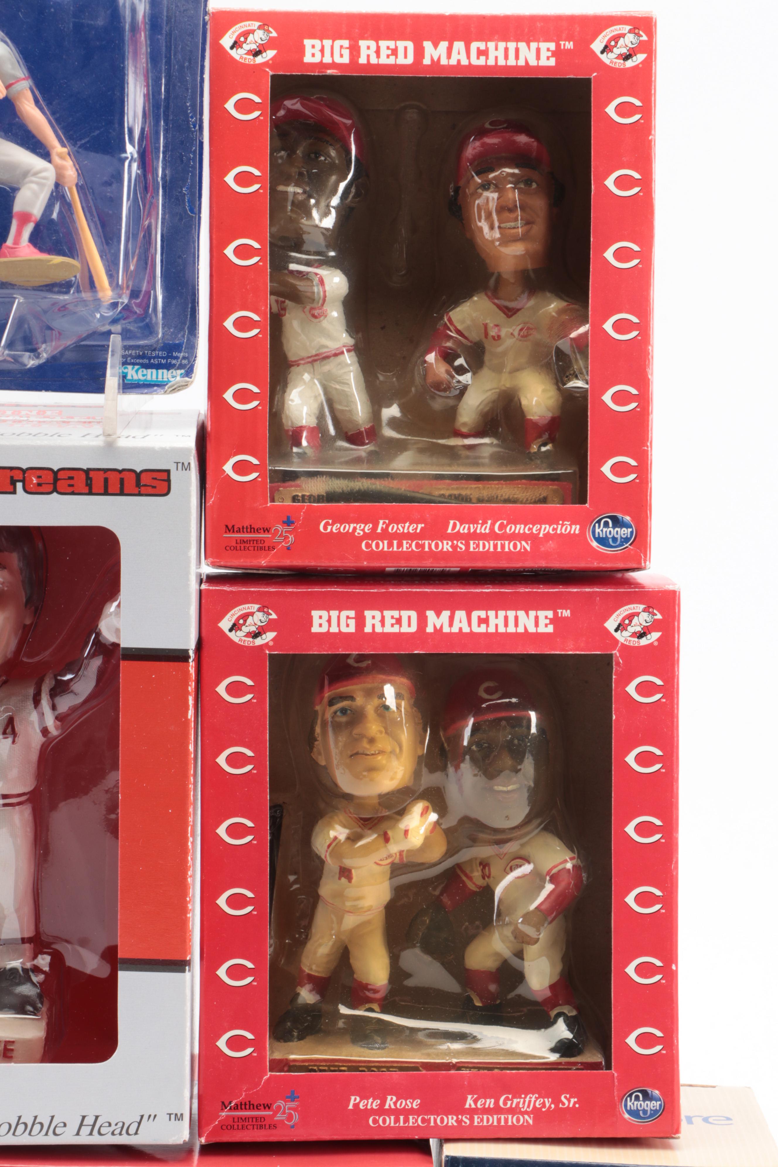 Cincinnati Reds Bobbleheads Featuring Tony Perez, Johnny Bench, and More