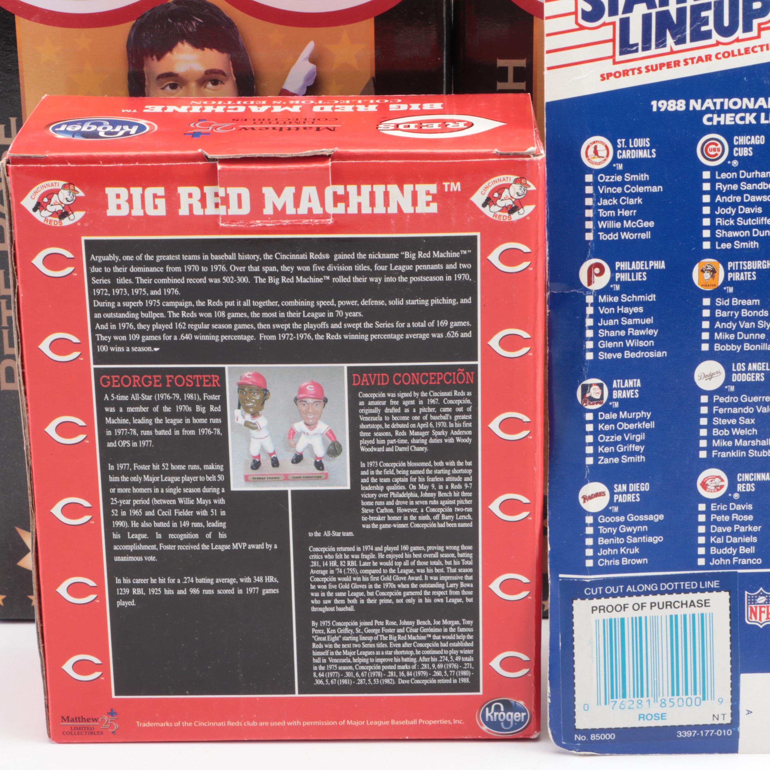 Cincinnati Reds Bobbleheads Featuring Tony Perez, Johnny Bench, and More